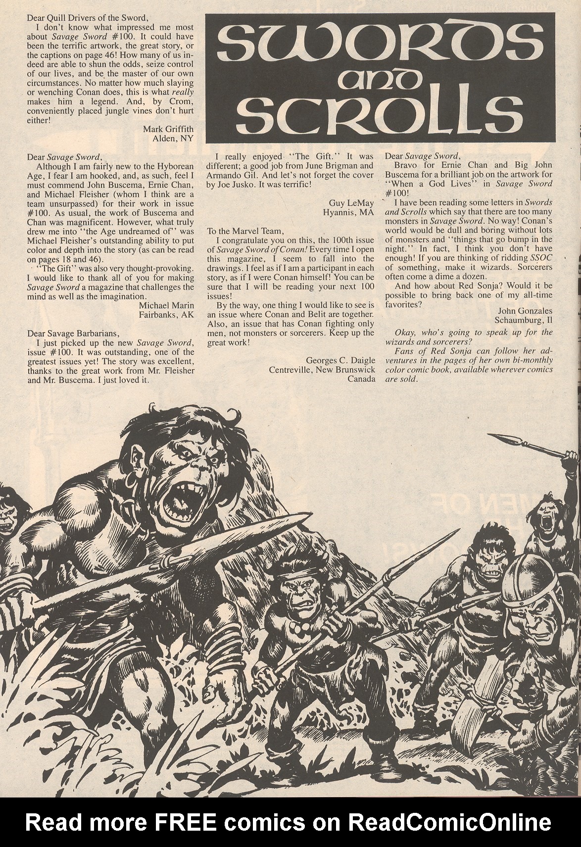 Read online The Savage Sword Of Conan comic -  Issue #104 - 4