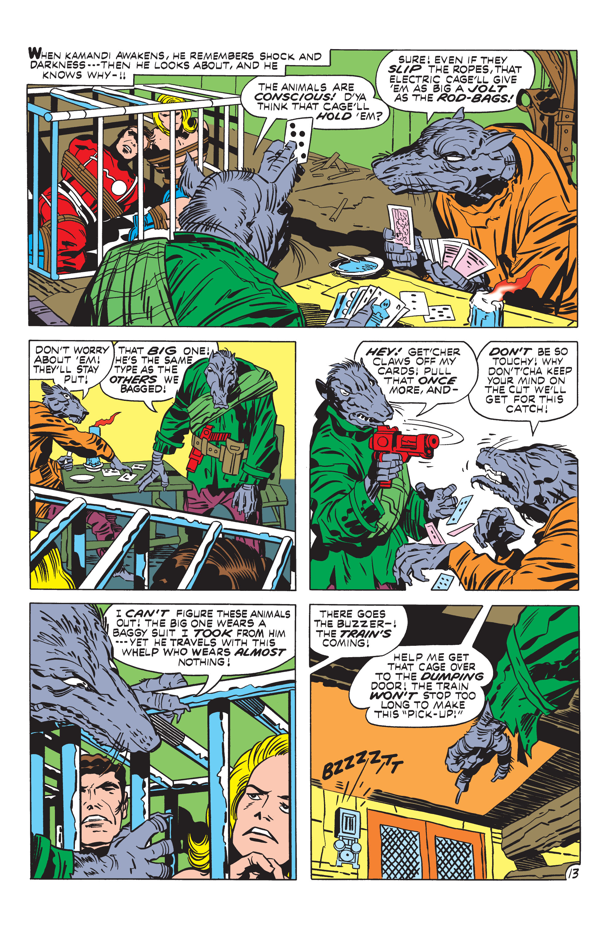 Read online Kamandi, The Last Boy On Earth comic -  Issue #2 - 13