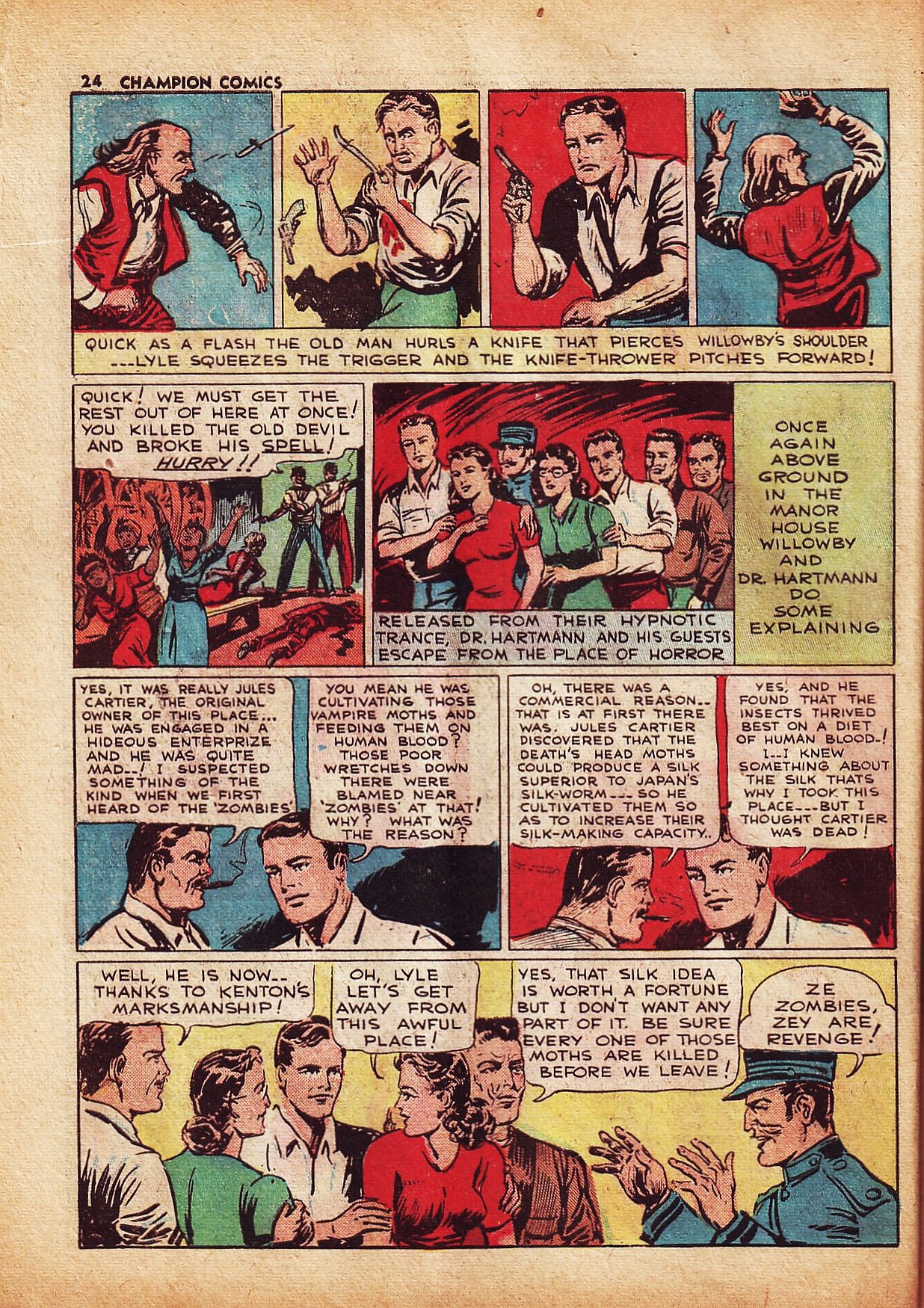 Read online Champion Comics comic -  Issue #5 - 26