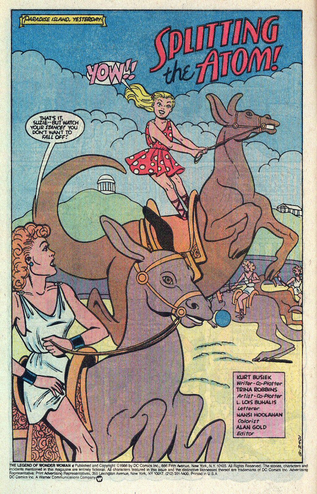 Read online The Legend of Wonder Woman (1986) comic -  Issue #4 - 3