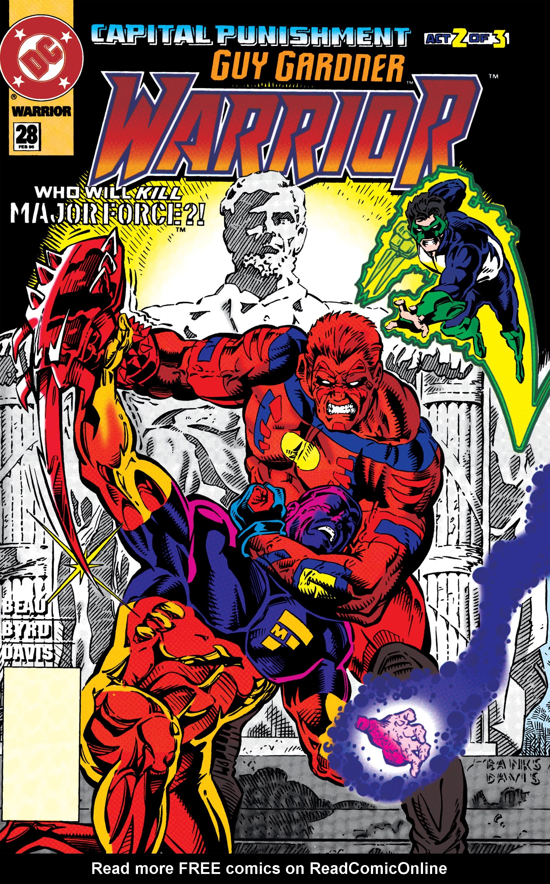 Read online Guy Gardner: Warrior comic -  Issue #28 - 1