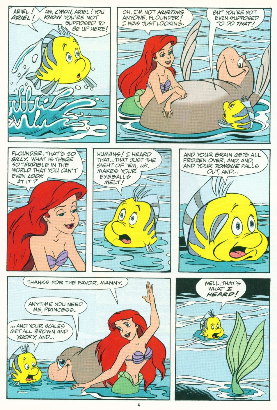 Read online Disney's The Little Mermaid Limited Series comic -  Issue #1 - 4