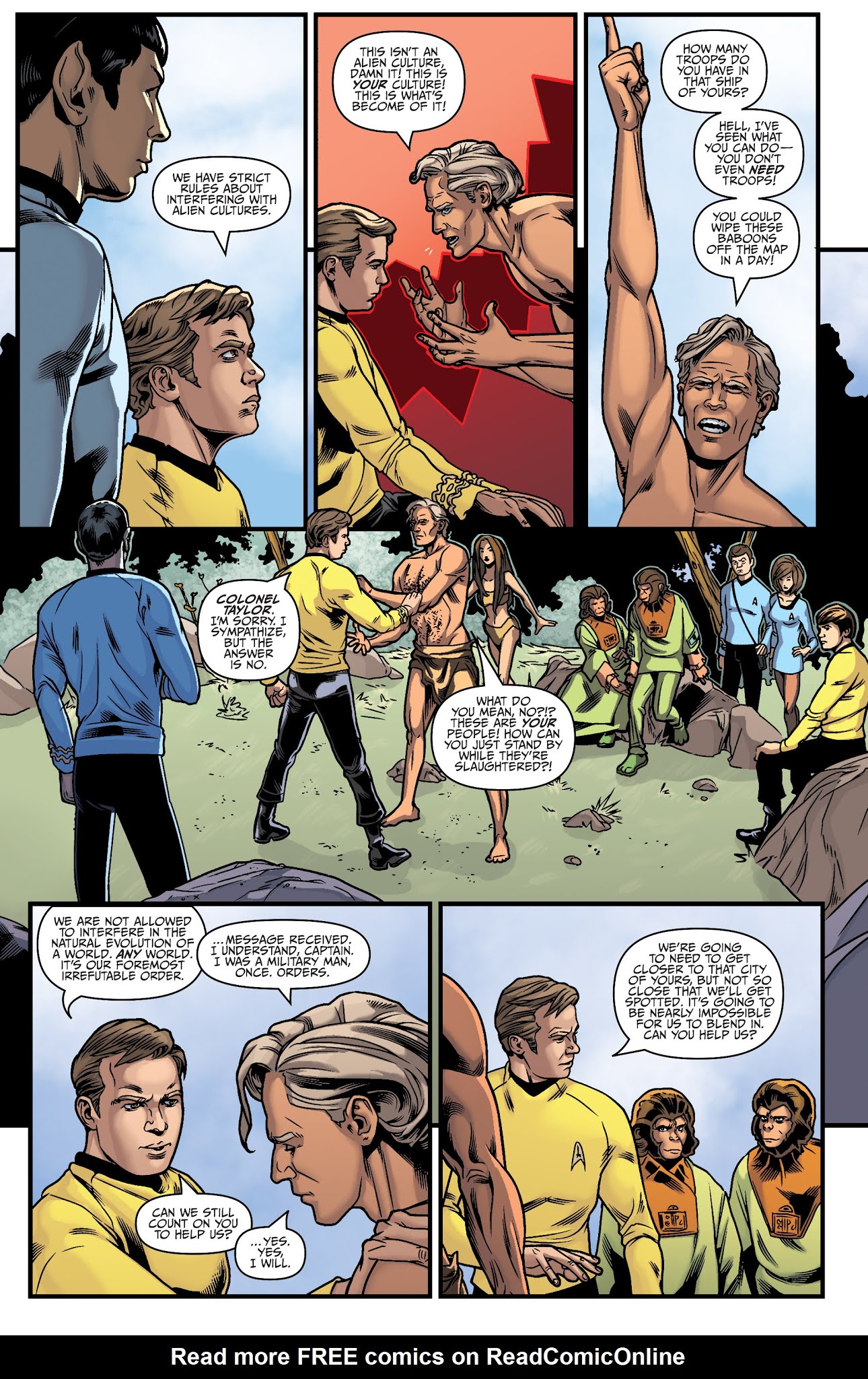 Read online Star Trek/Planet of the Apes: The Primate Directive comic -  Issue #2 - 21