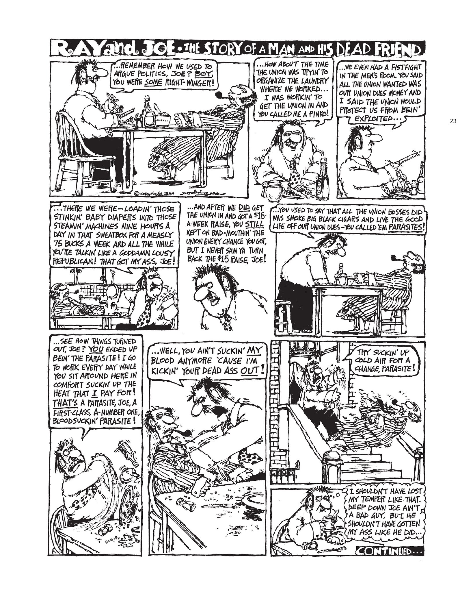 Read online Ray and Joe: The Story of a Man and His Dead Friend comic -  Issue # TPB (Part 1) - 24