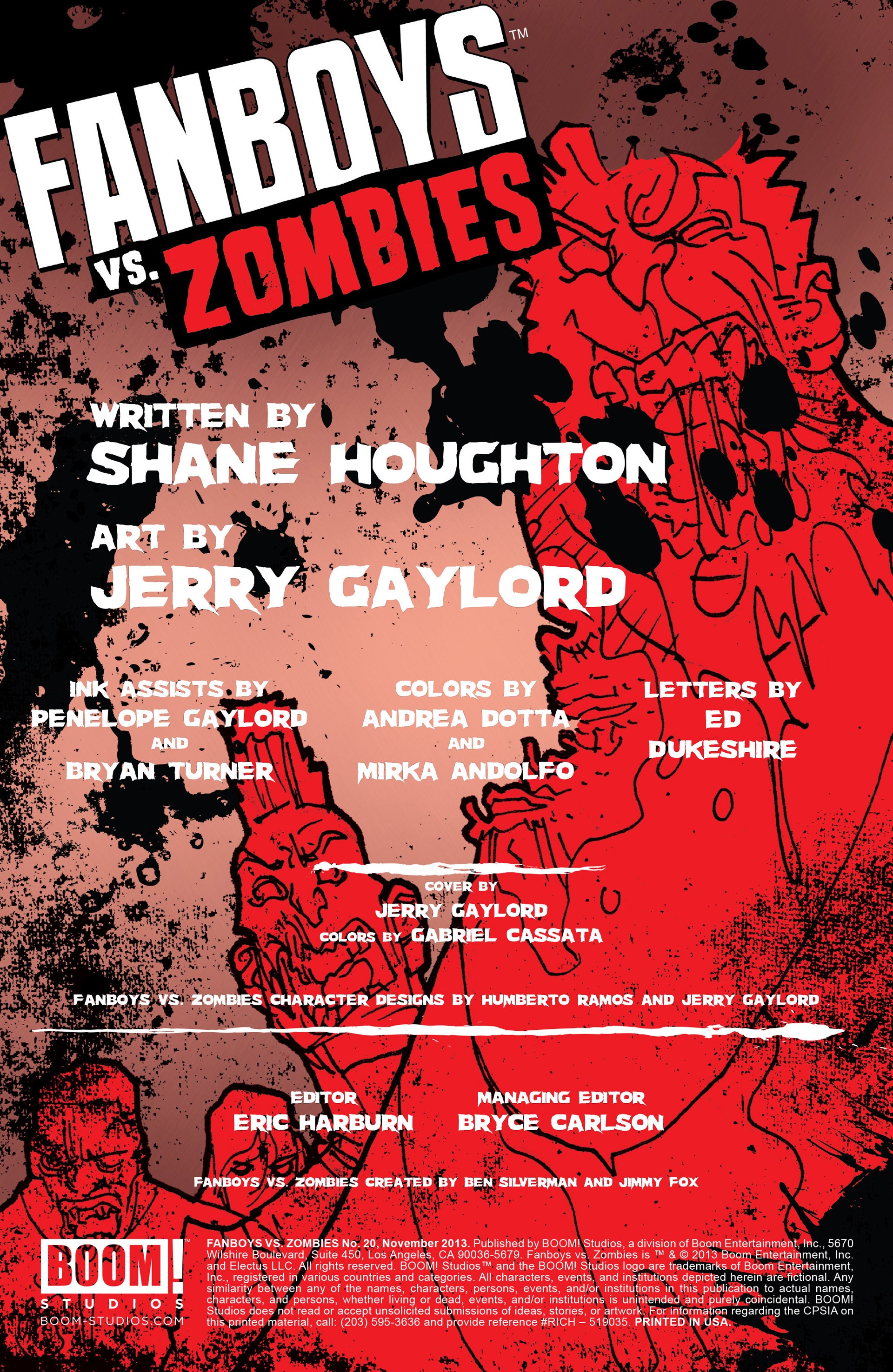 Read online Fanboys vs. Zombies comic -  Issue #20 - 2