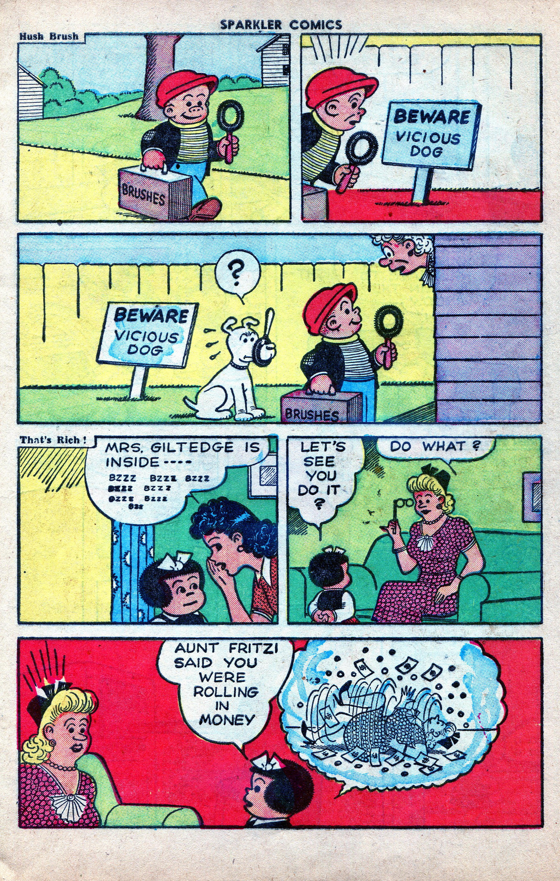Read online Sparkler Comics comic -  Issue #107 - 5