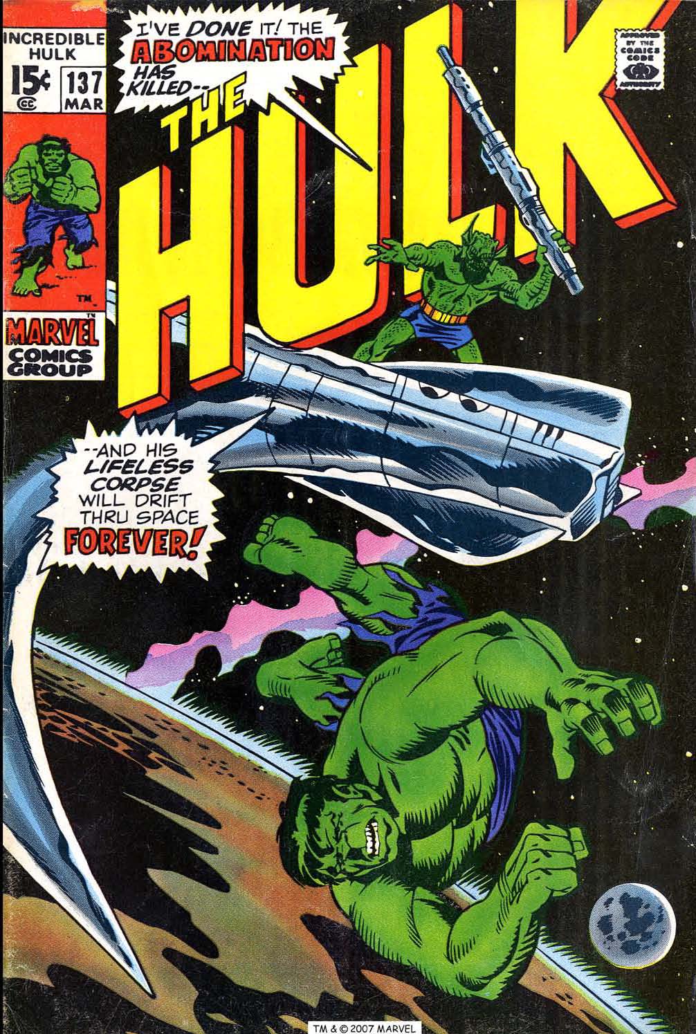 Read online The Incredible Hulk (1968) comic -  Issue #137 - 1