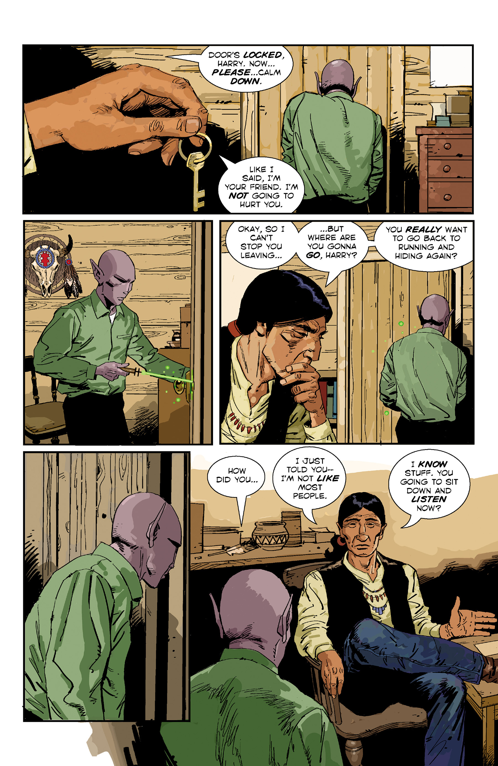Read online Resident Alien: The Man With No Name comic -  Issue #3 - 4