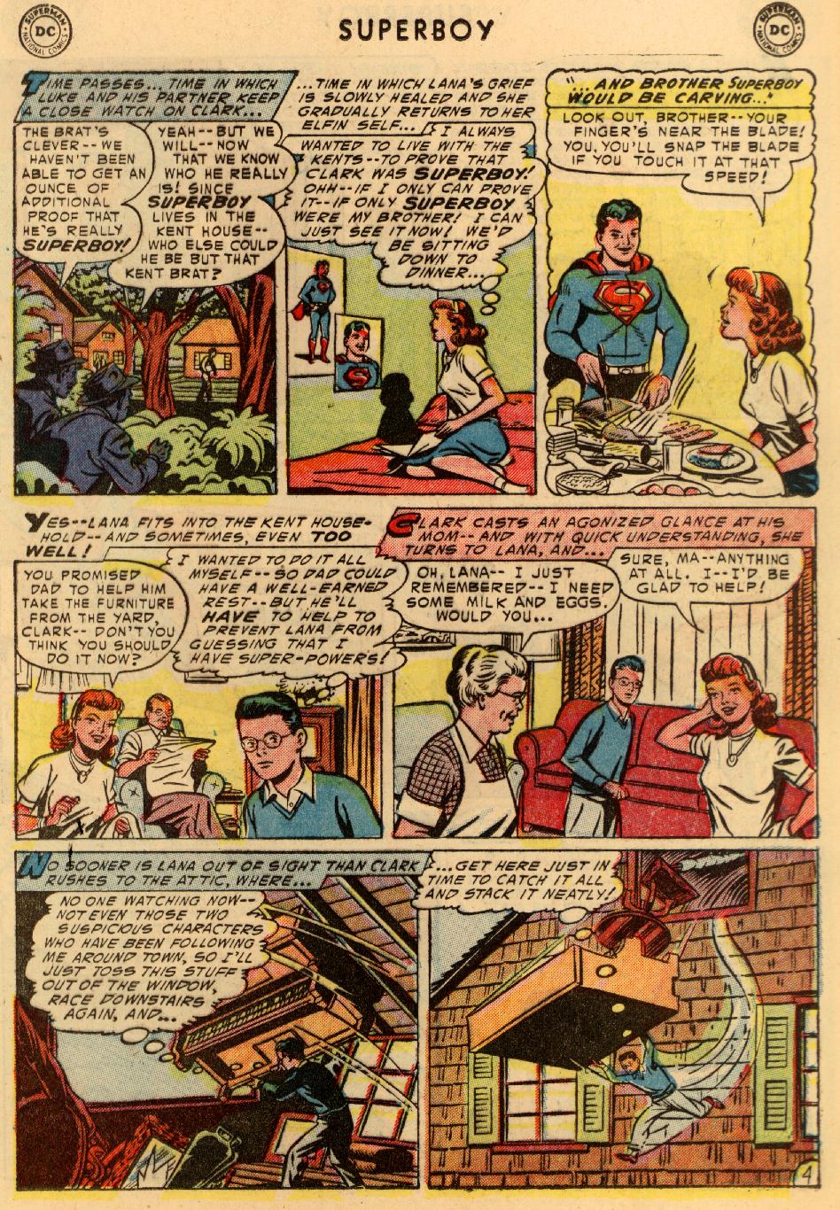 Read online Superboy (1949) comic -  Issue #36 - 16