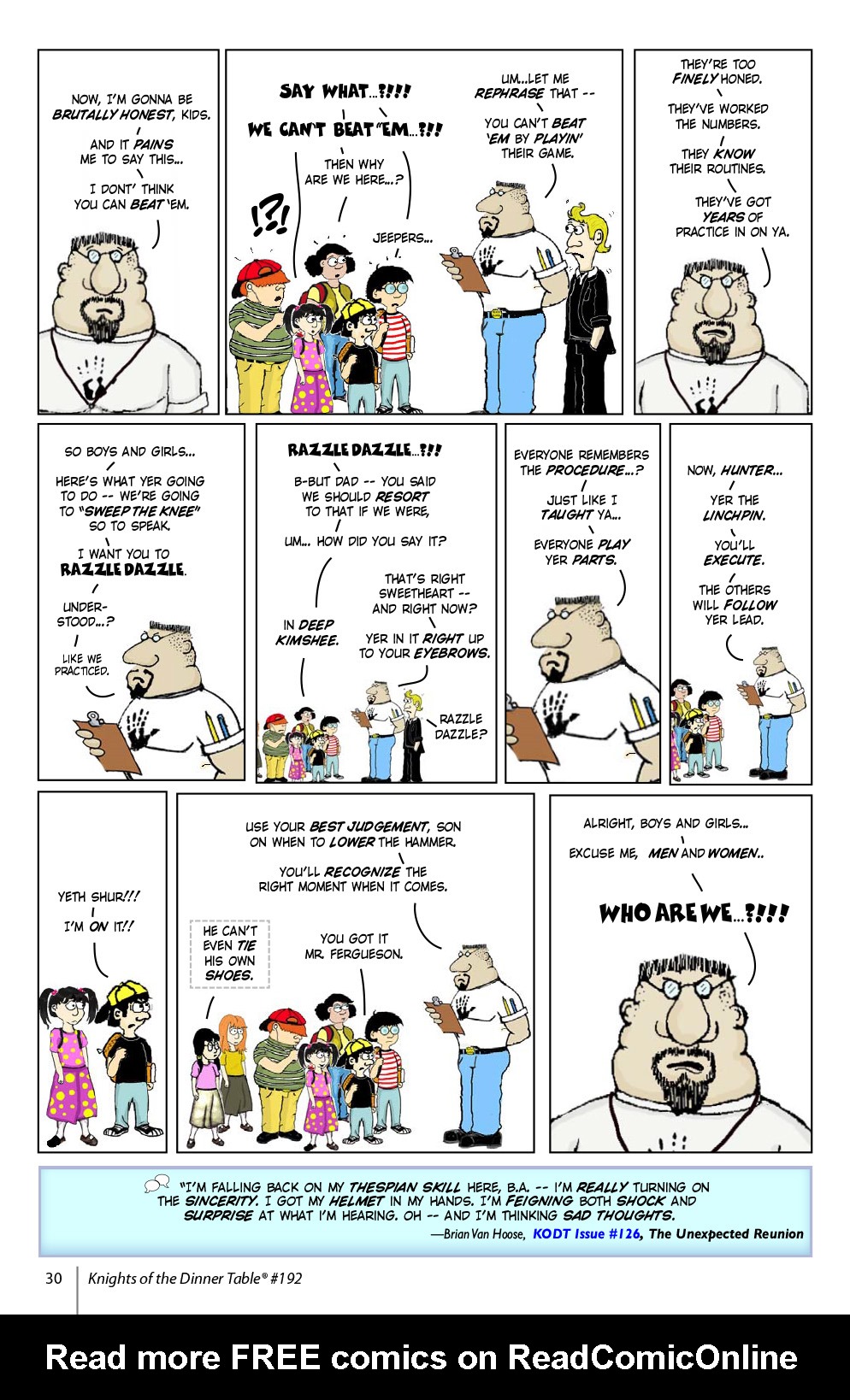 Read online Knights of the Dinner Table comic -  Issue #192 - 32
