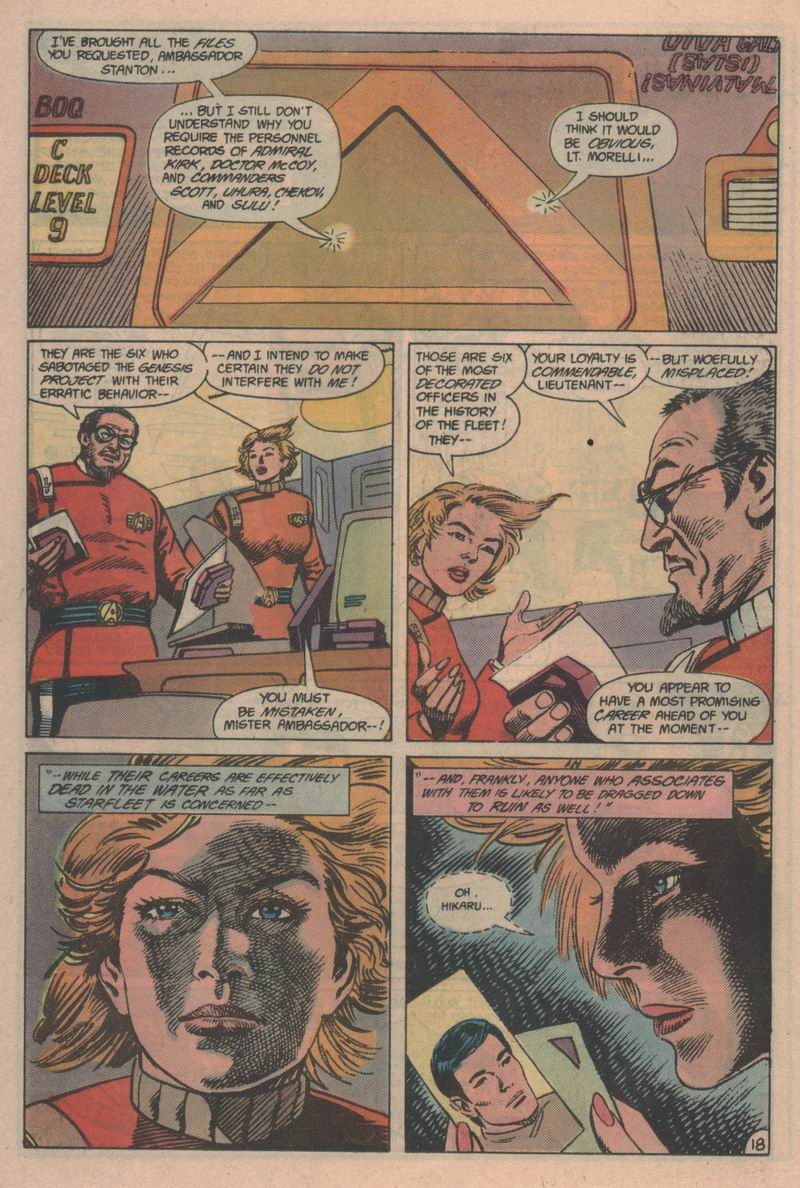 Read online Star Trek (1984) comic -  Issue #31 - 19