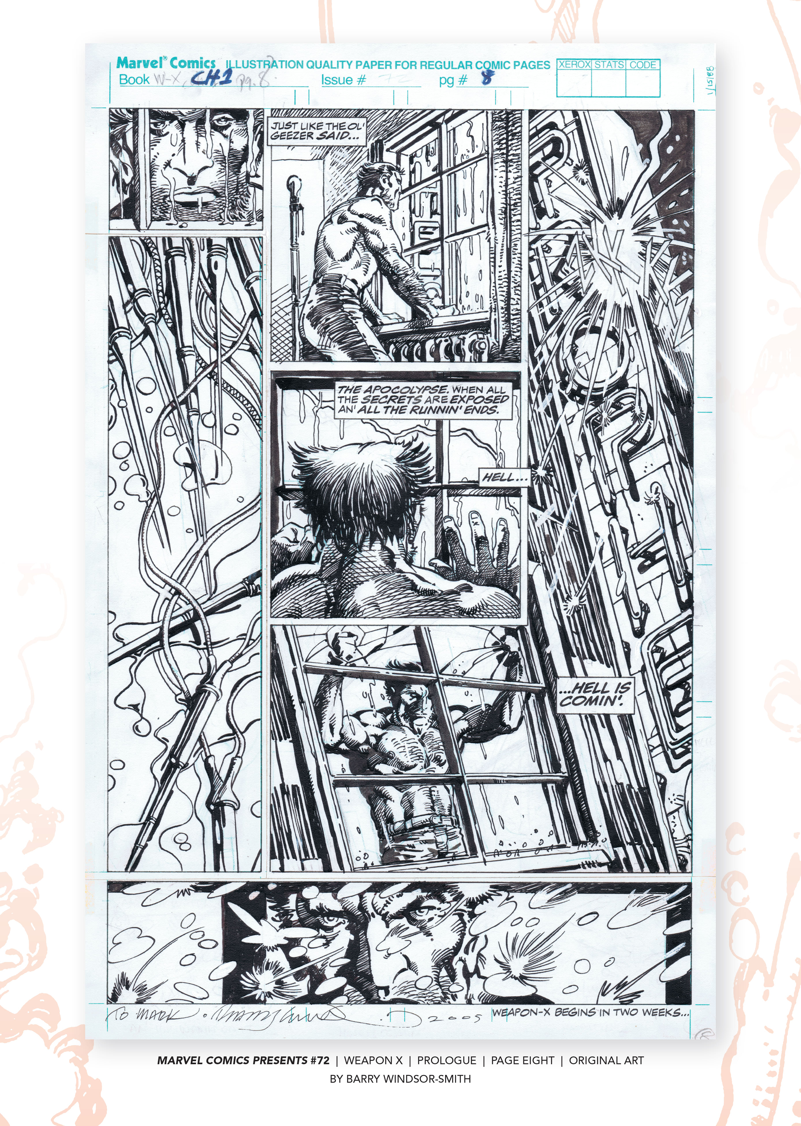 Read online Wolverine: Weapon X Gallery Edition comic -  Issue # TPB (Part 2) - 69