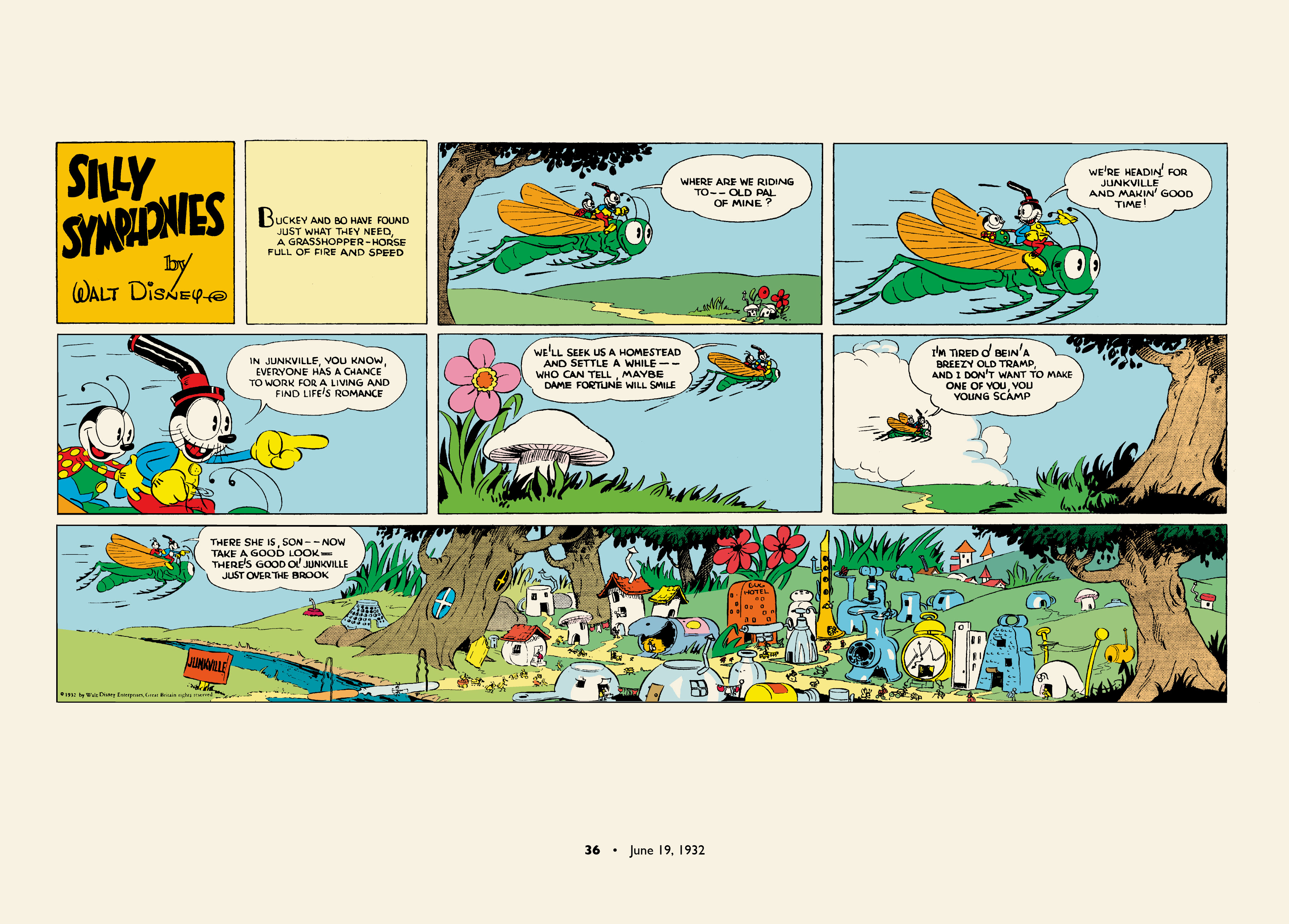 Read online Walt Disney's Silly Symphonies 1932-1935: Starring Bucky Bug and Donald Duck comic -  Issue # TPB (Part 1) - 36
