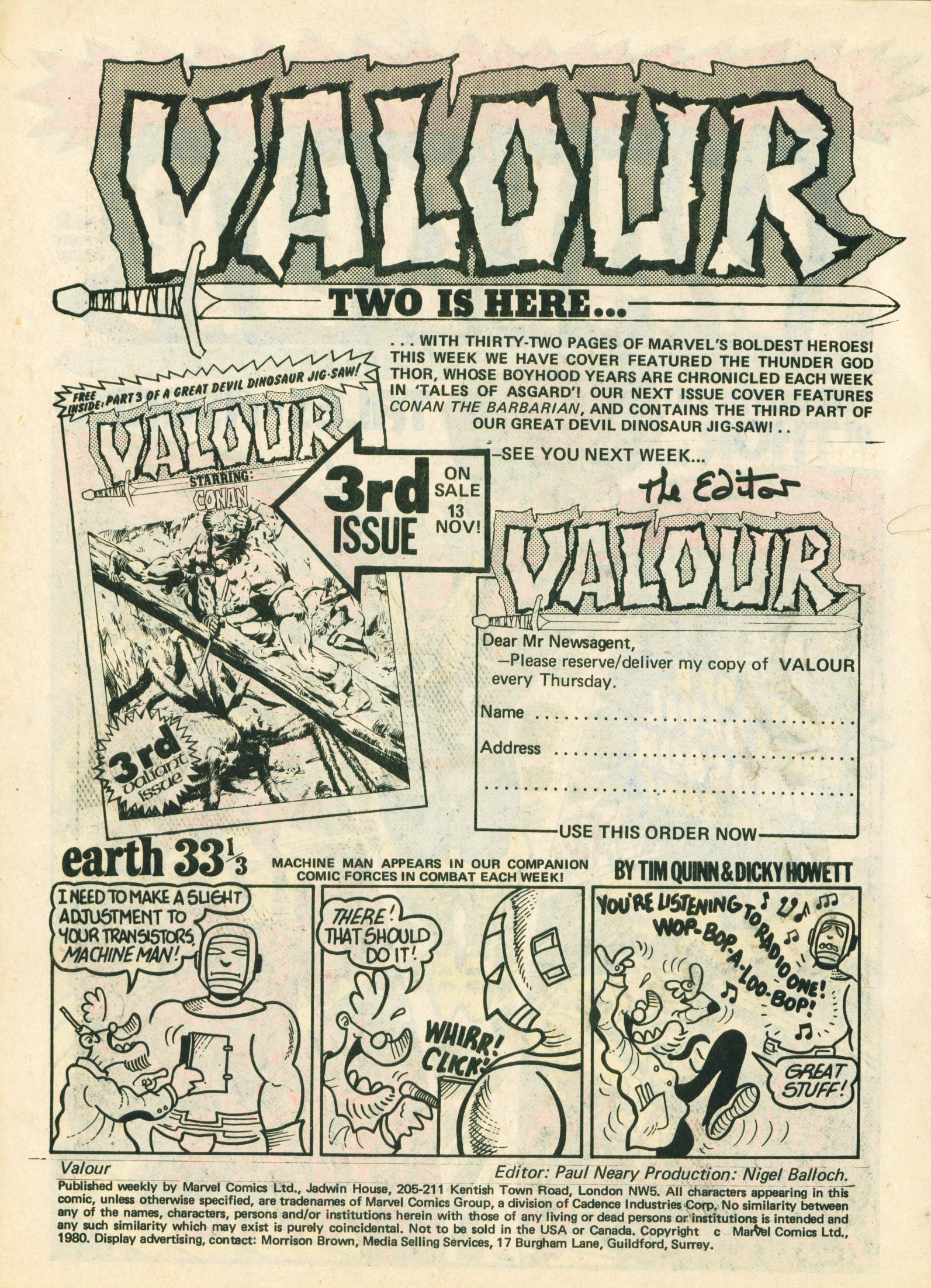 Read online Valour comic -  Issue #2 - 2