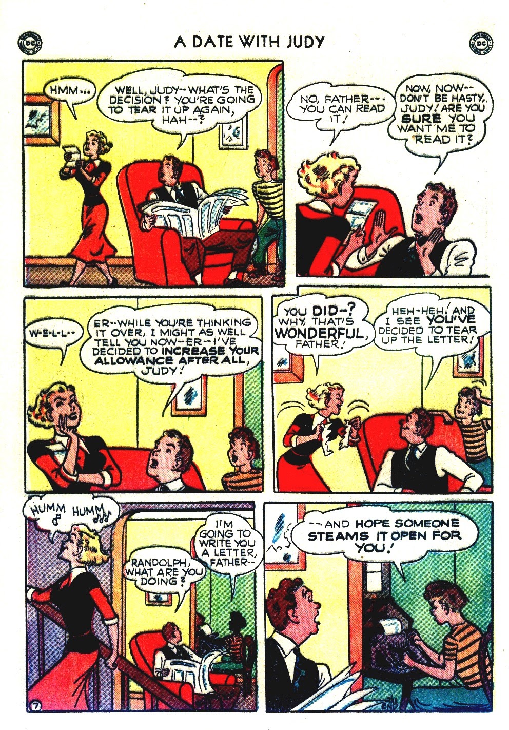 Read online A Date with Judy comic -  Issue #20 - 48