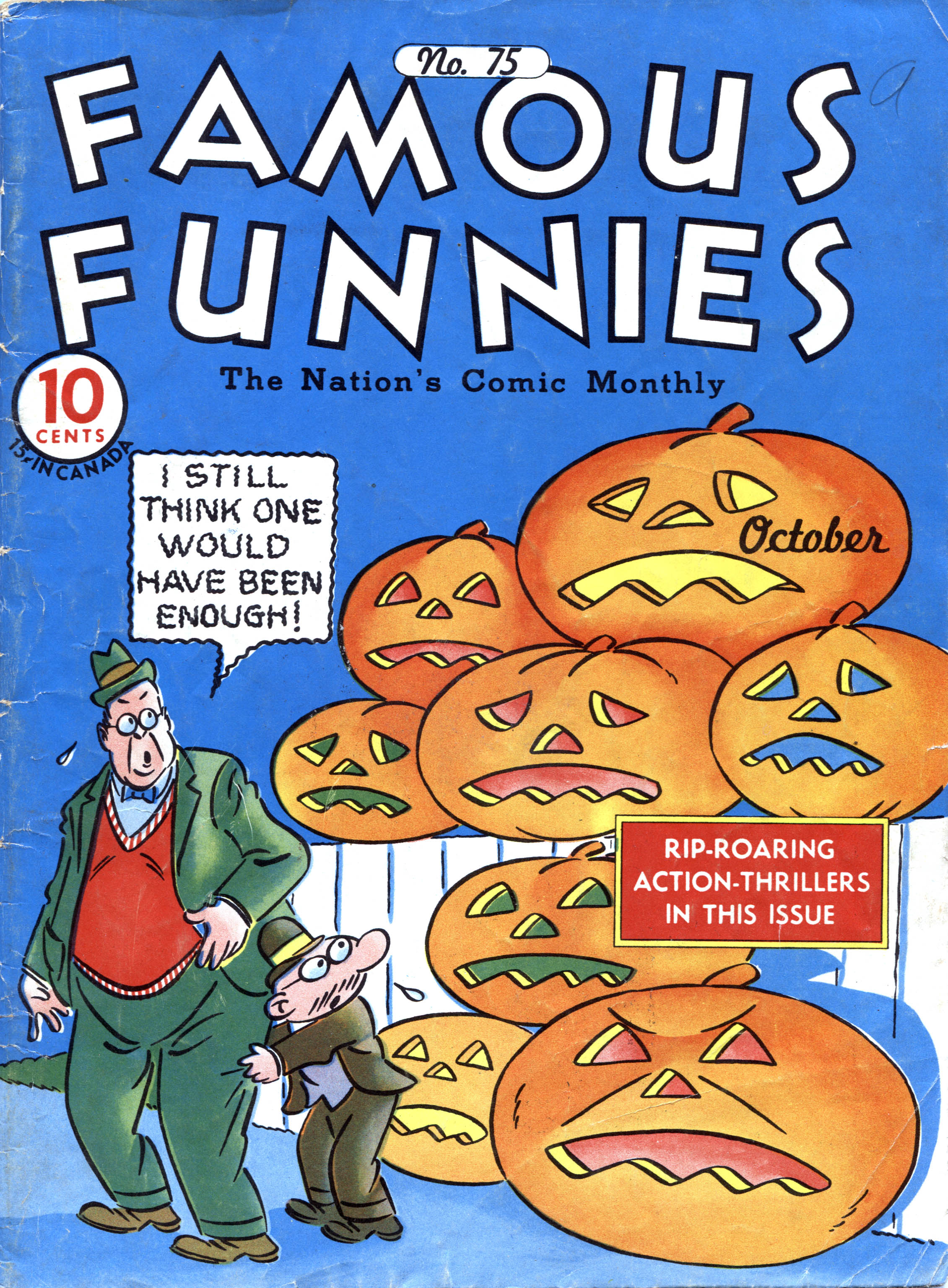 Read online Famous Funnies comic -  Issue #75 - 1