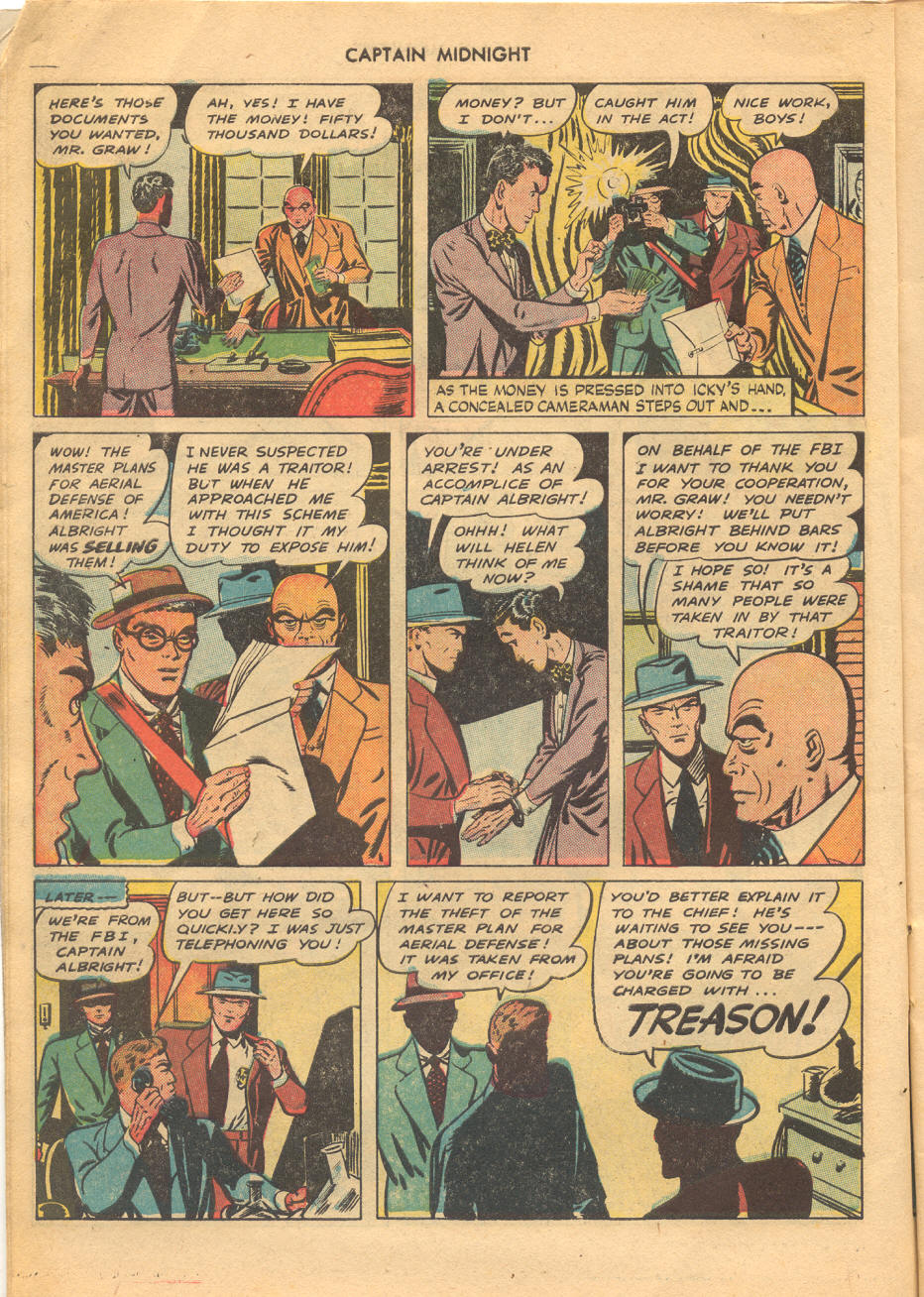 Read online Captain Midnight (1942) comic -  Issue #51 - 10