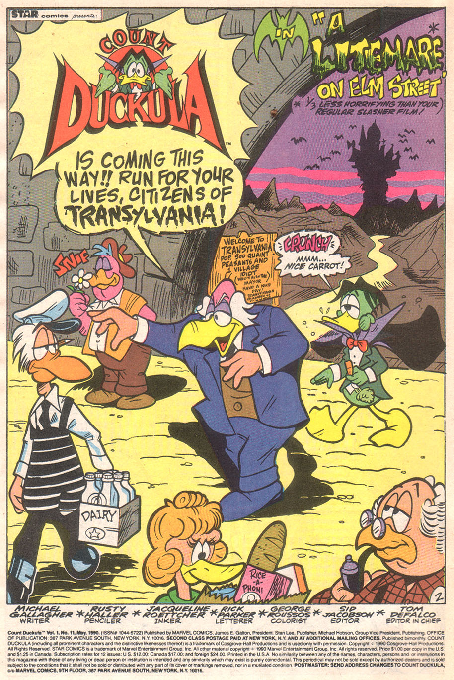 Read online Count Duckula comic -  Issue #11 - 4