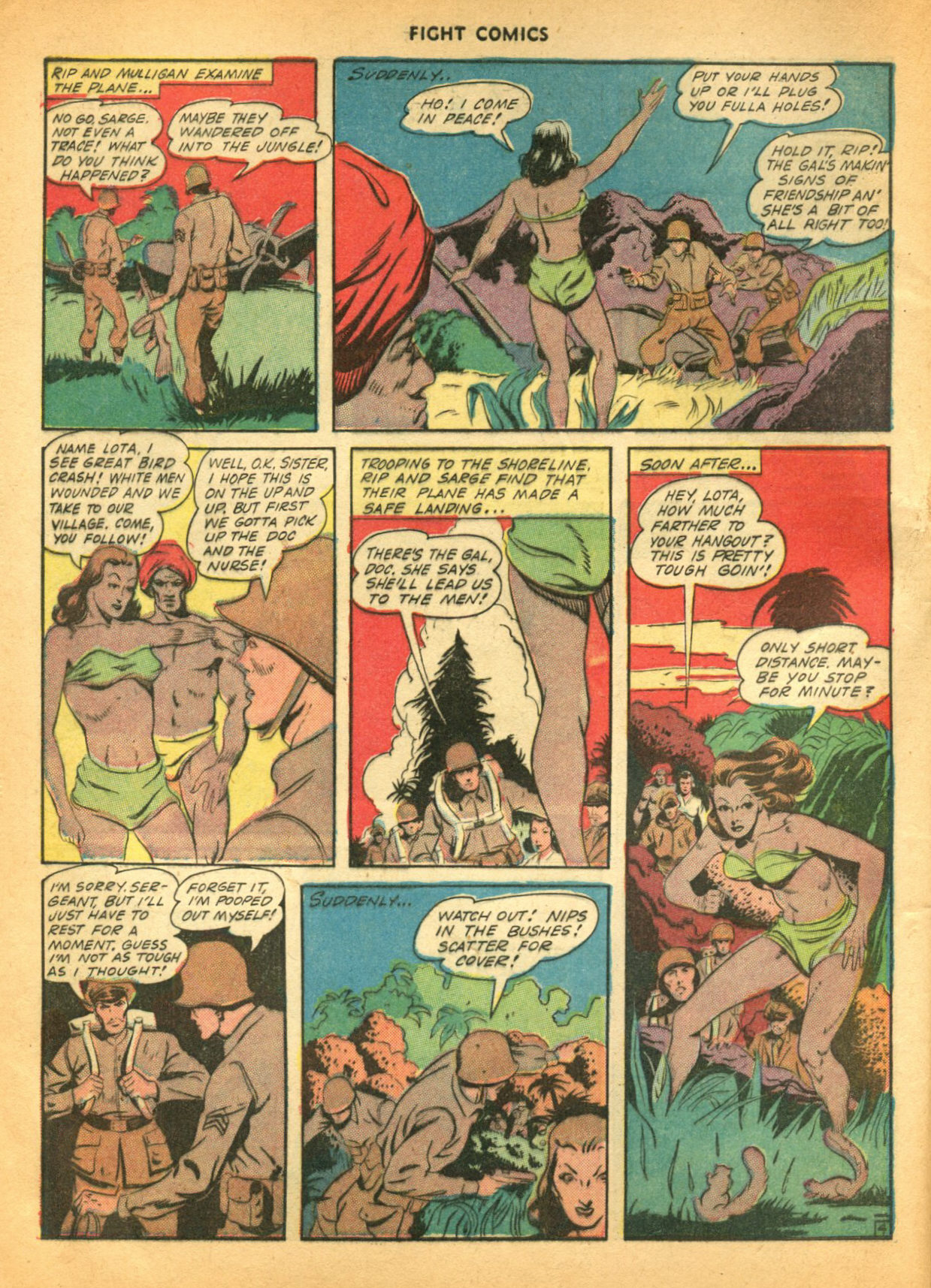 Read online Fight Comics comic -  Issue #28 - 6