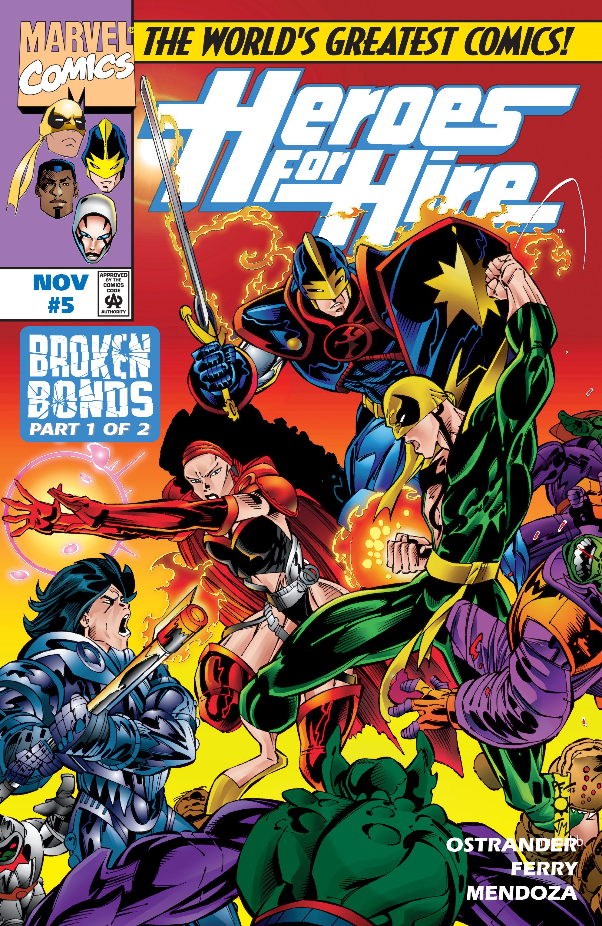 Read online Heroes For Hire (1997) comic -  Issue #5 - 1