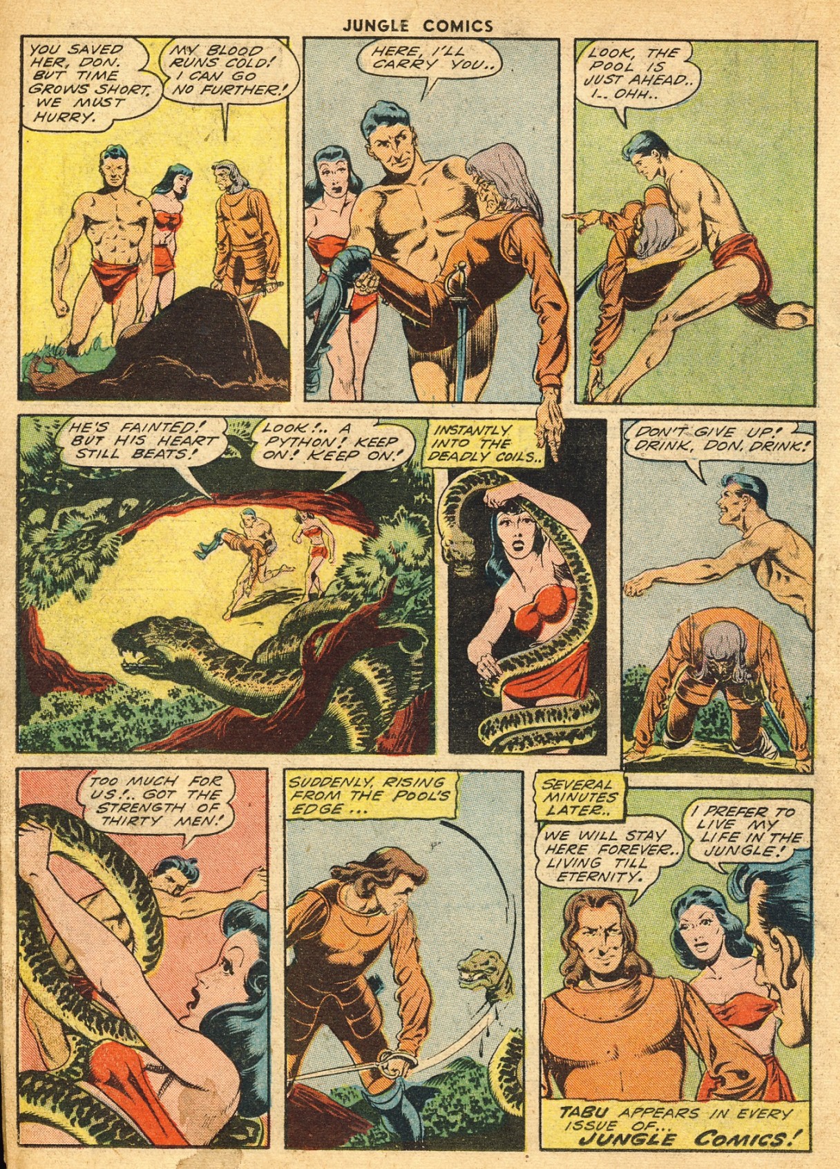 Read online Jungle Comics comic -  Issue #51 - 26