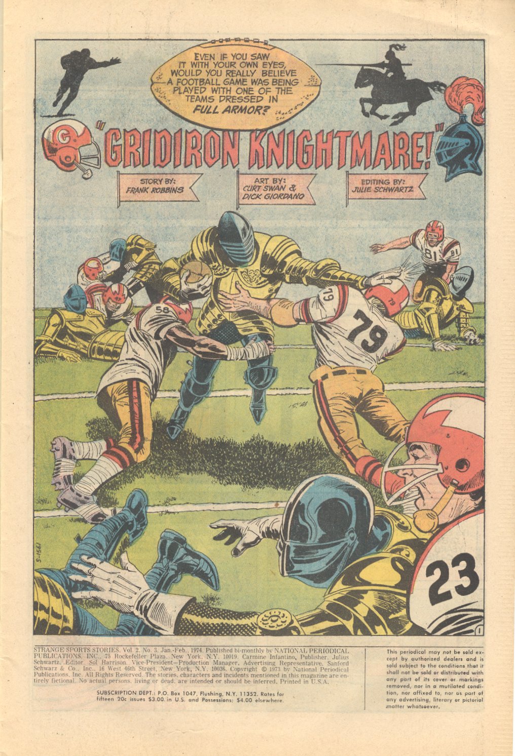 Read online Strange Sports Stories (1973) comic -  Issue #3 - 2