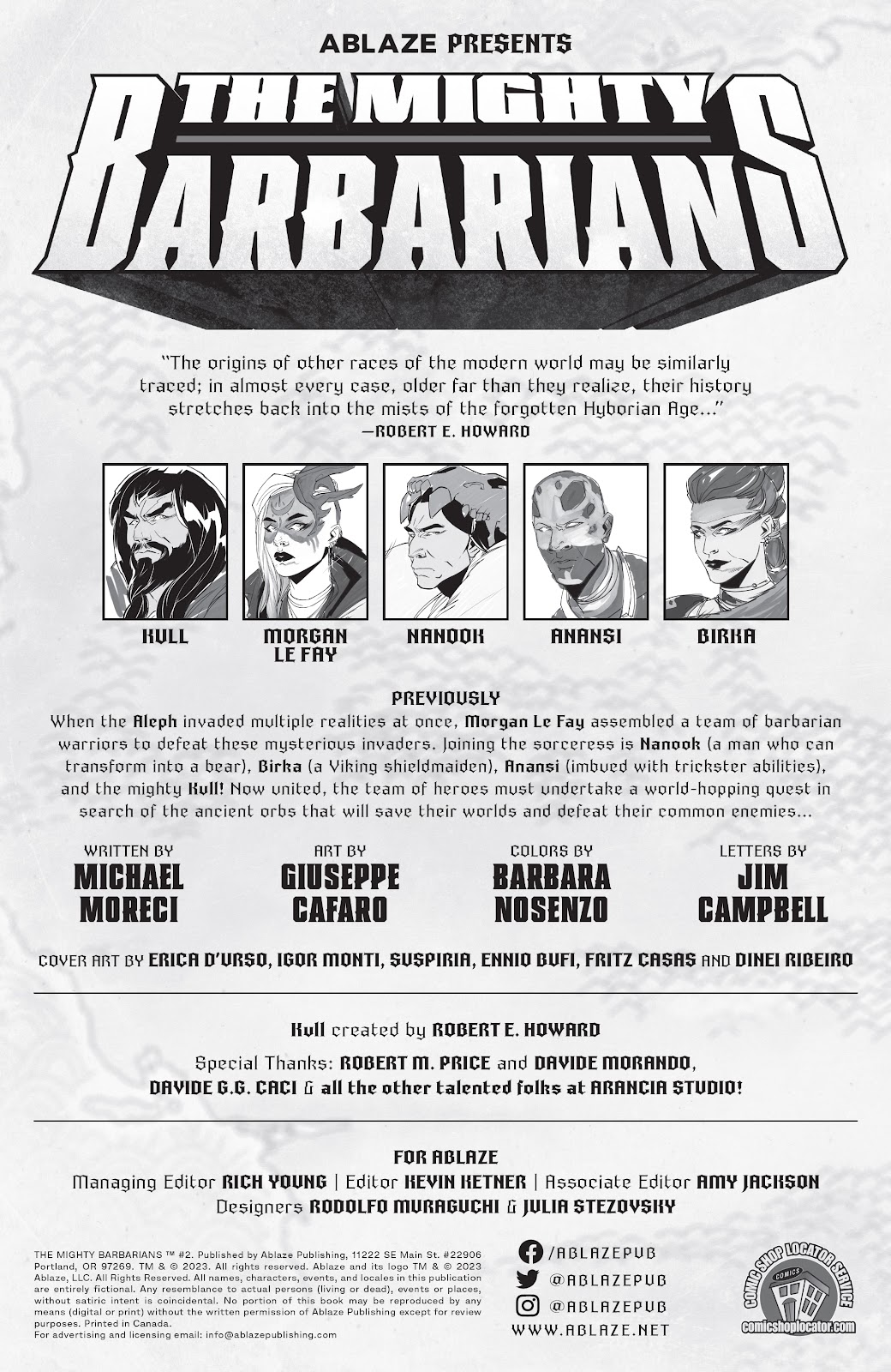The Mighty Barbarians issue 2 - Page 2
