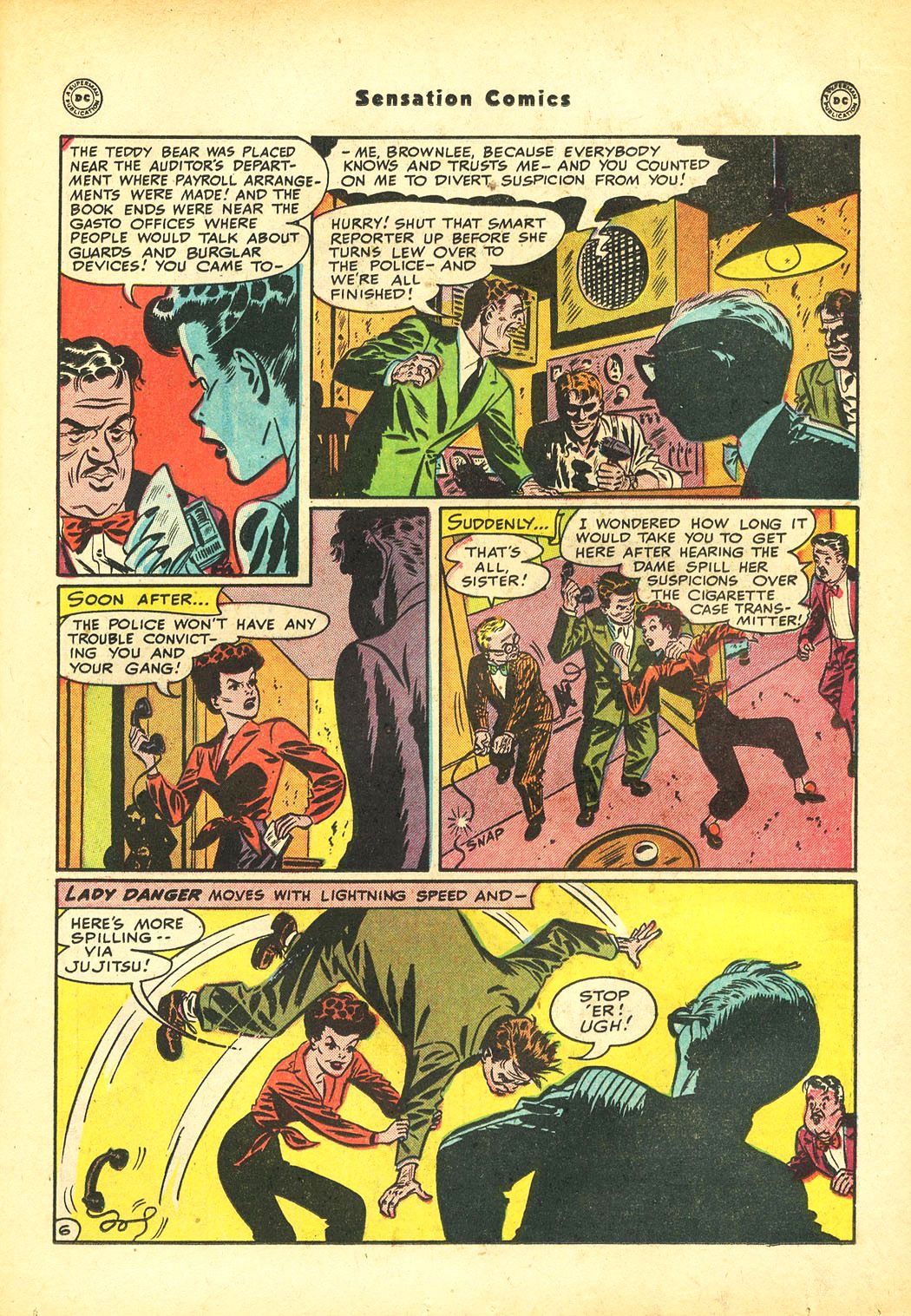 Read online Sensation (Mystery) Comics comic -  Issue #86 - 21
