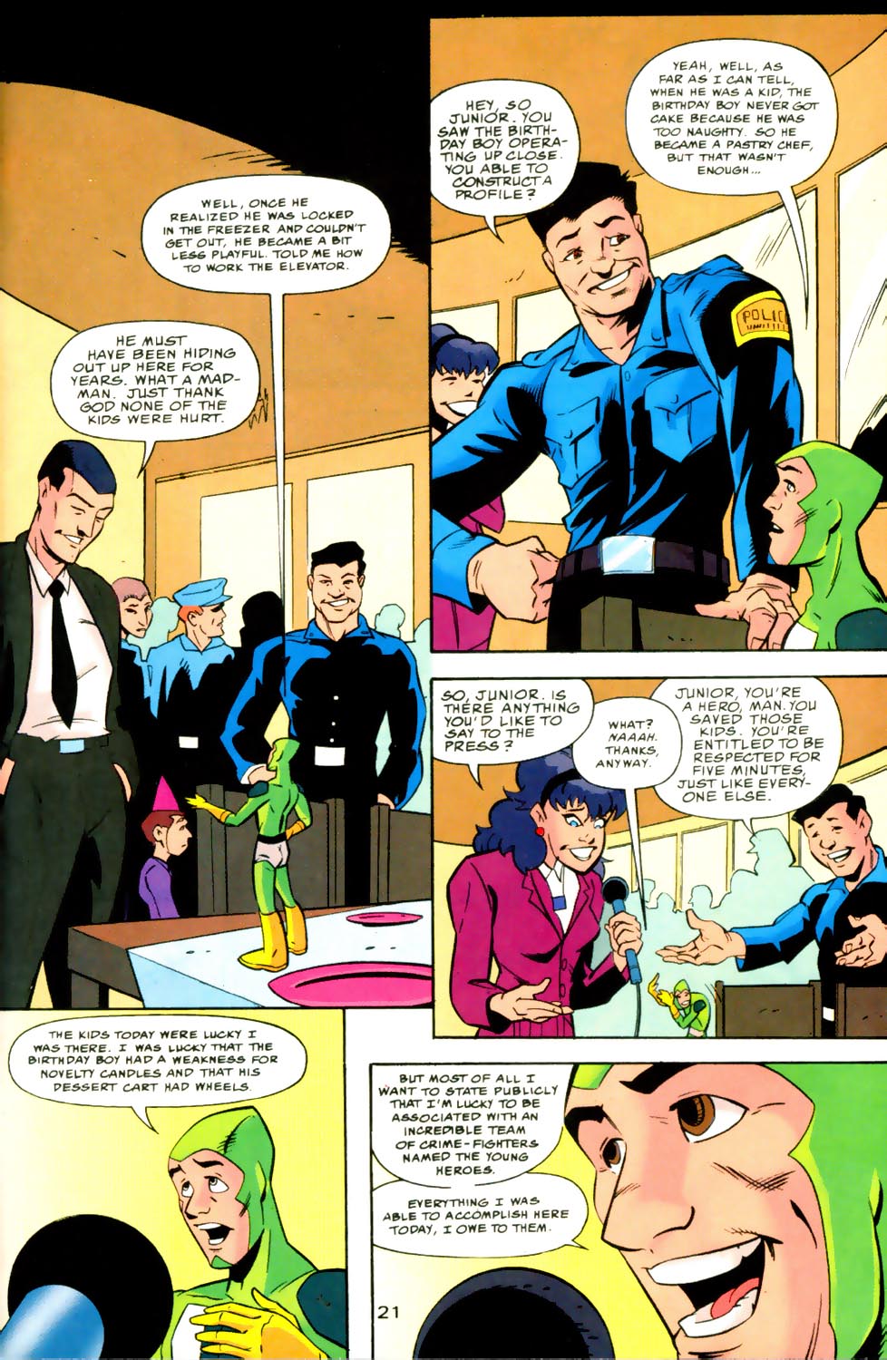 Read online Young Heroes in Love comic -  Issue #15 - 23