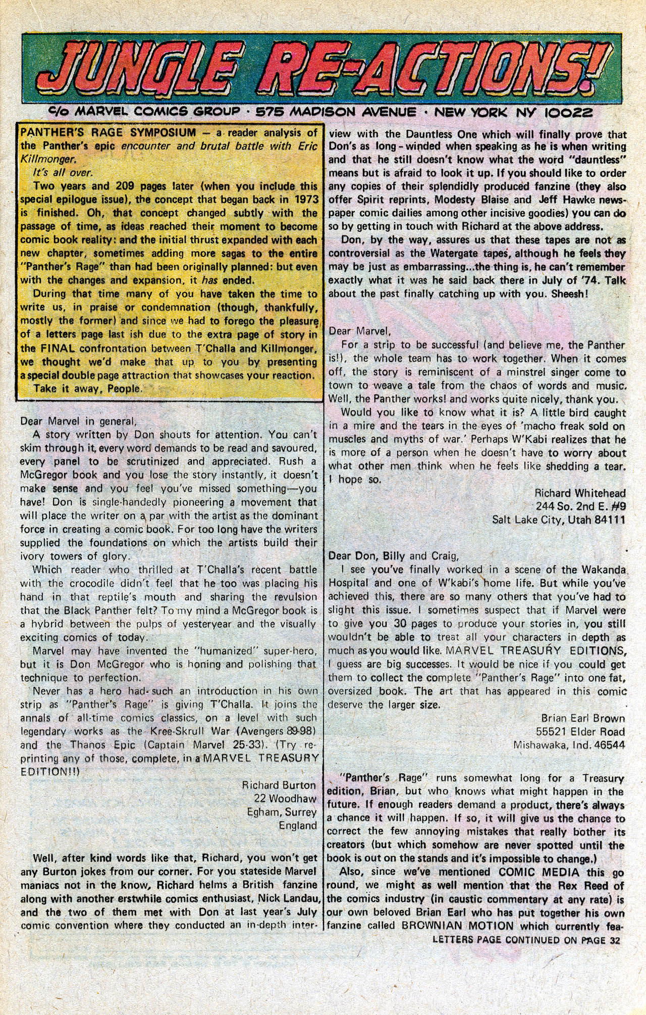 Read online Jungle Action (1972) comic -  Issue #18 - 20