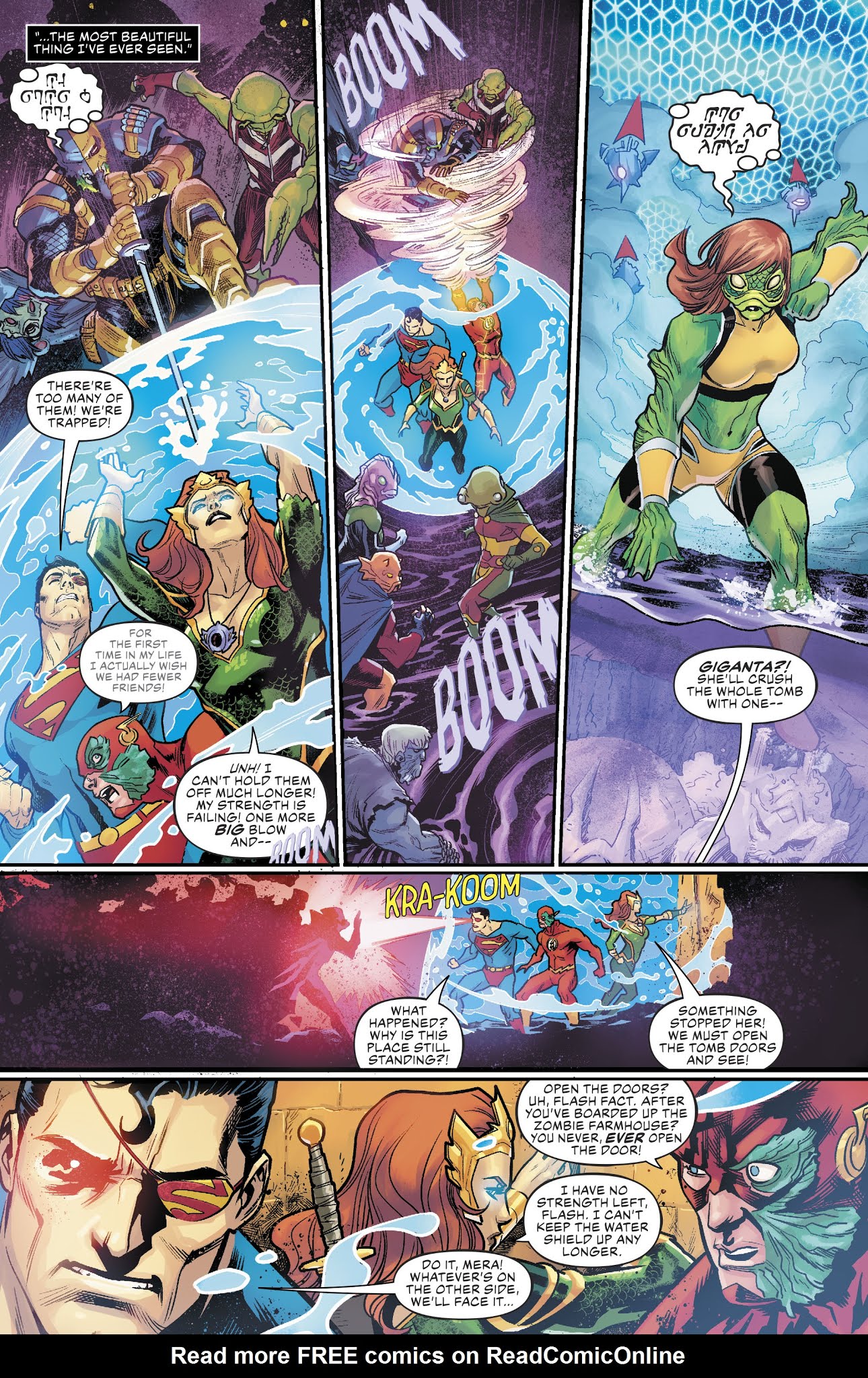 Read online Aquaman/Justice League: Drowned Earth Special comic -  Issue # Full - 6