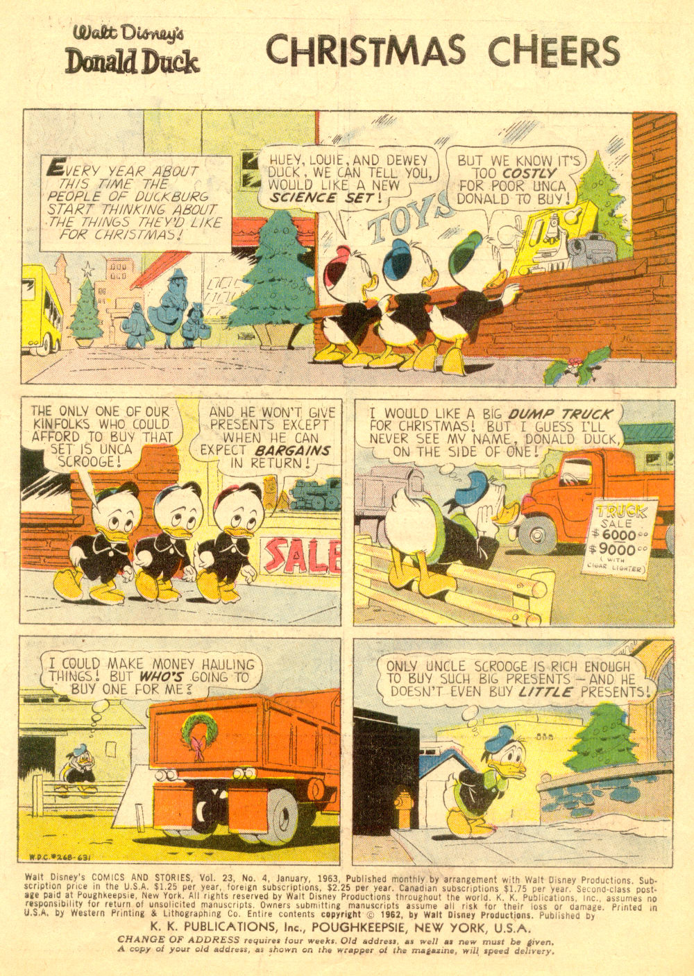 Read online Walt Disney's Comics and Stories comic -  Issue #268 - 3