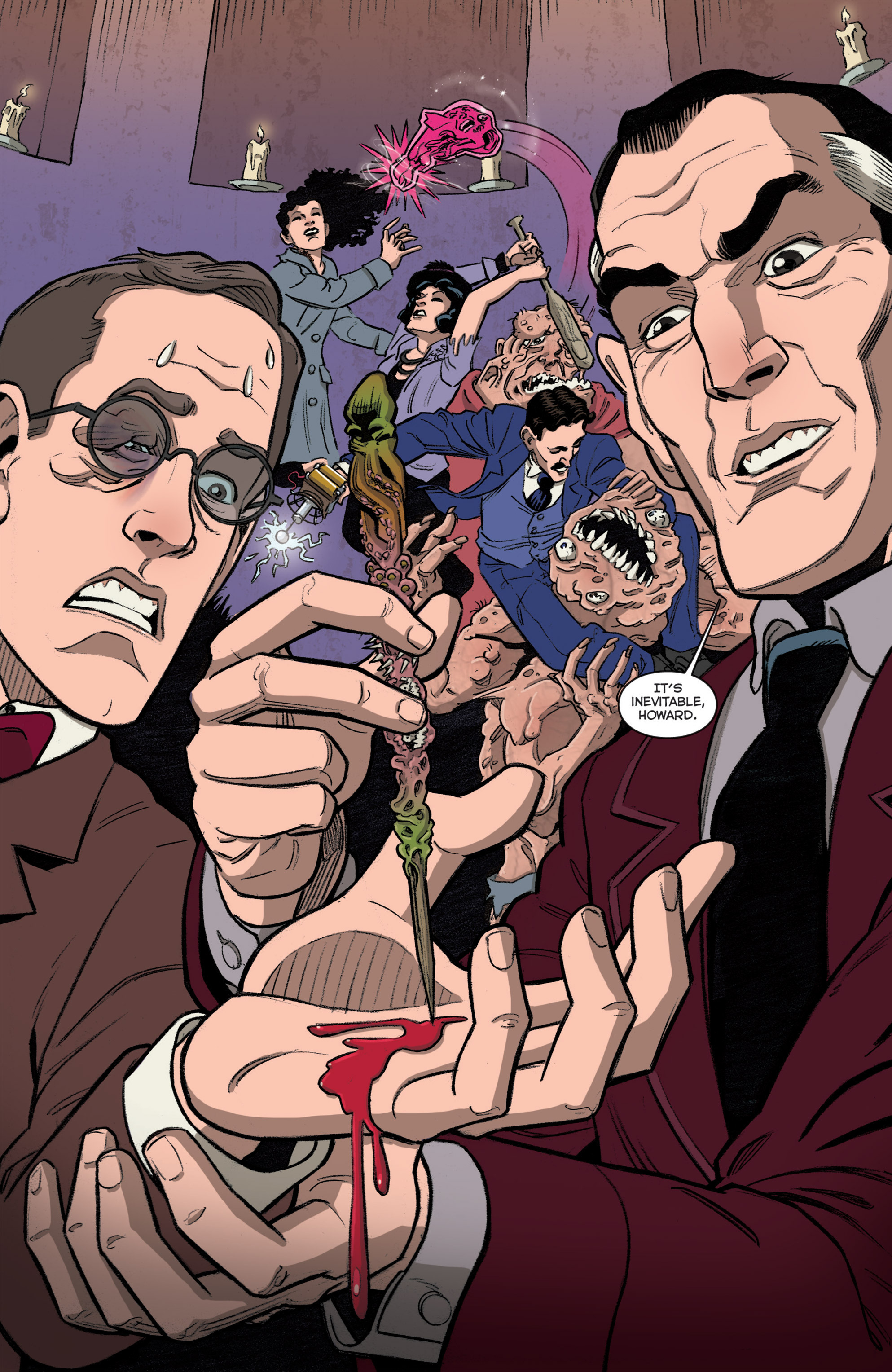 Read online Herald: Lovecraft and Tesla comic -  Issue #9 - 18