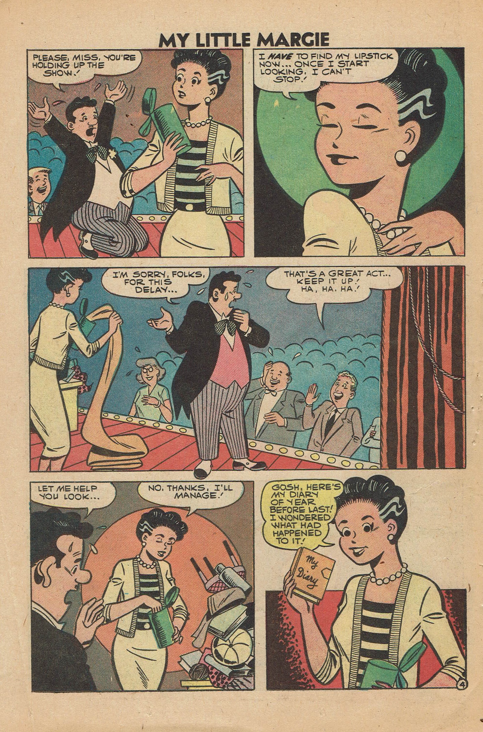 Read online My Little Margie (1954) comic -  Issue #25 - 25