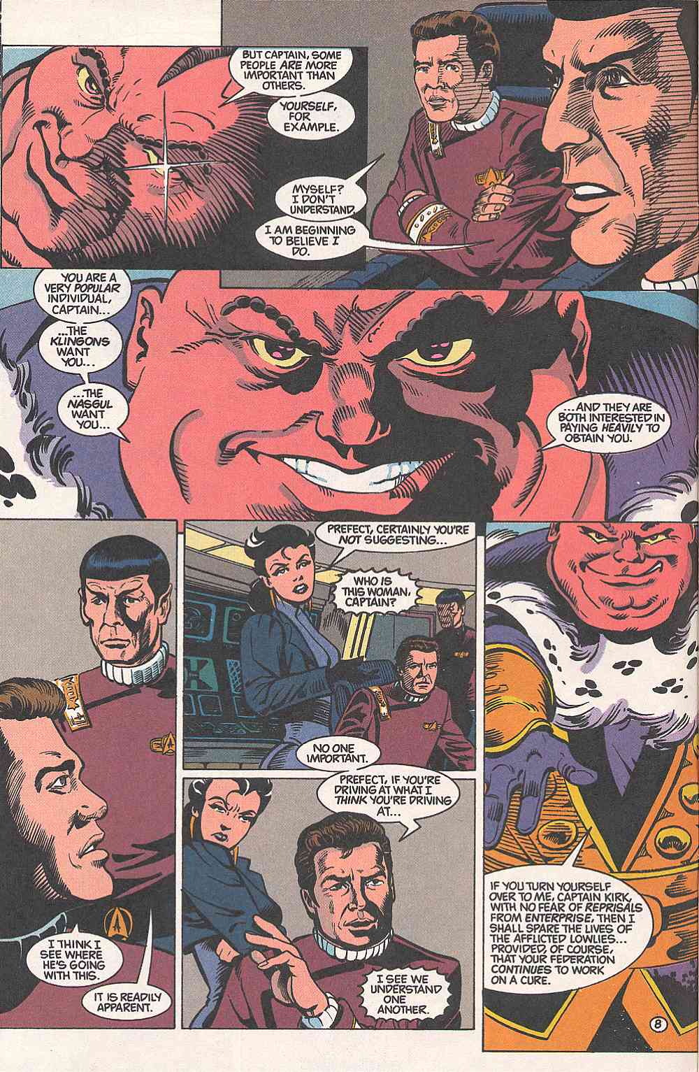 Read online Star Trek (1989) comic -  Issue #6 - 8
