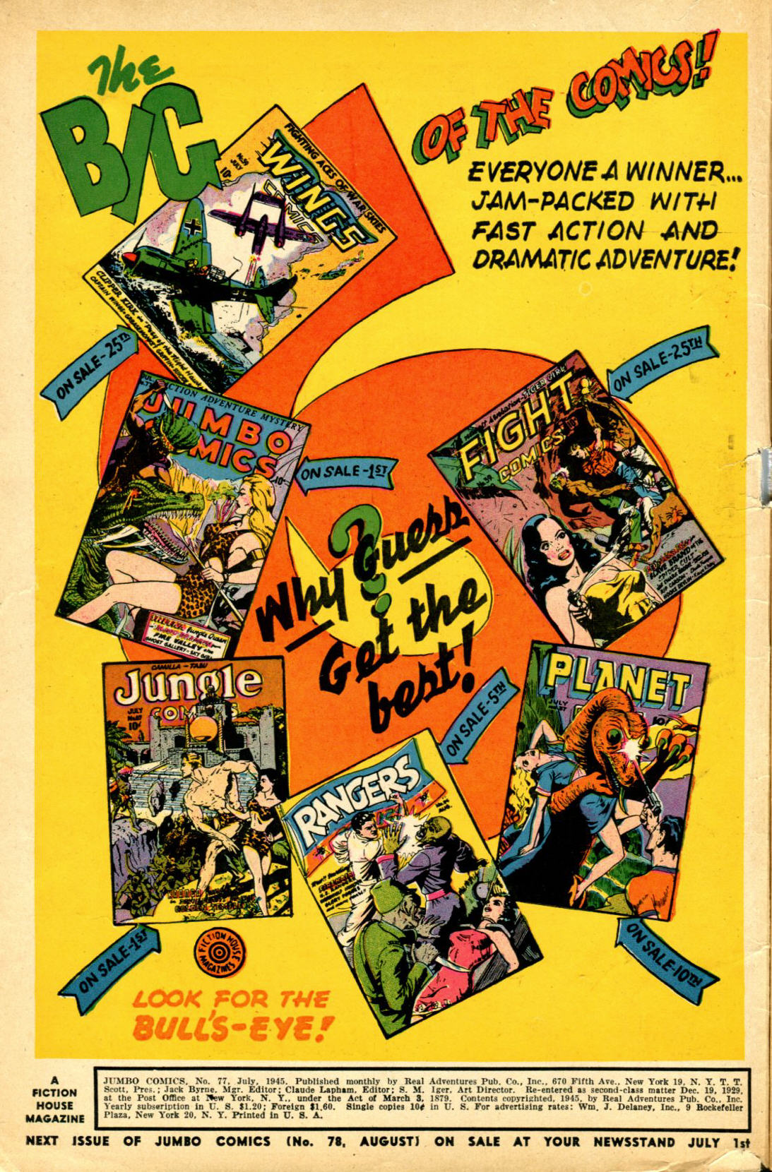 Read online Jumbo Comics comic -  Issue #77 - 2