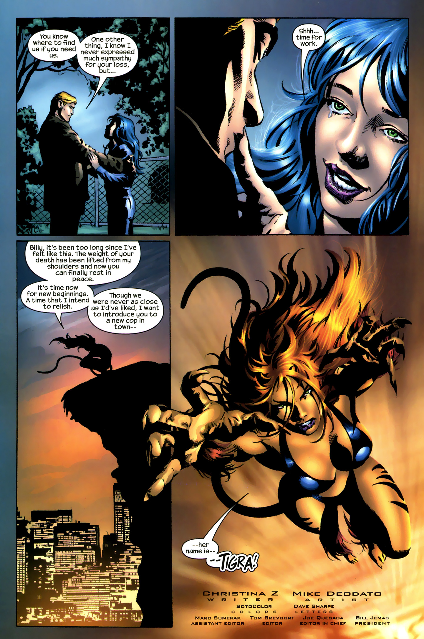 Read online Tigra comic -  Issue #4 - 32