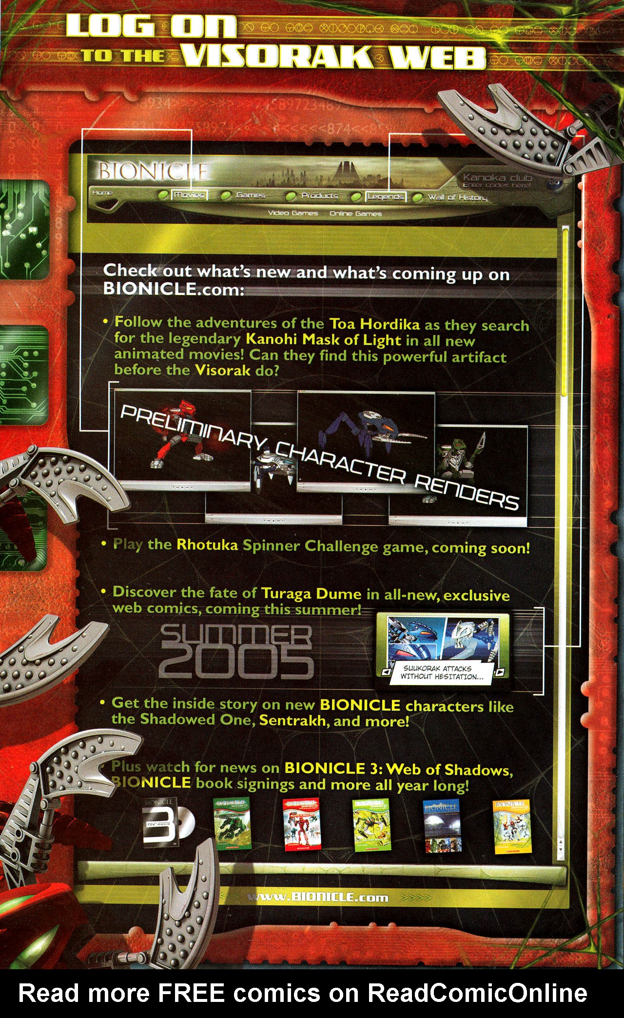 Read online Bionicle comic -  Issue #24 - 16
