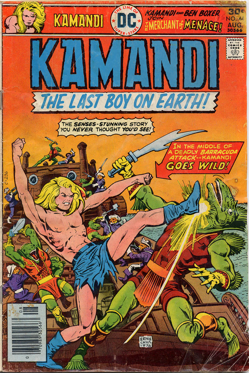Read online Kamandi, The Last Boy On Earth comic -  Issue #44 - 1