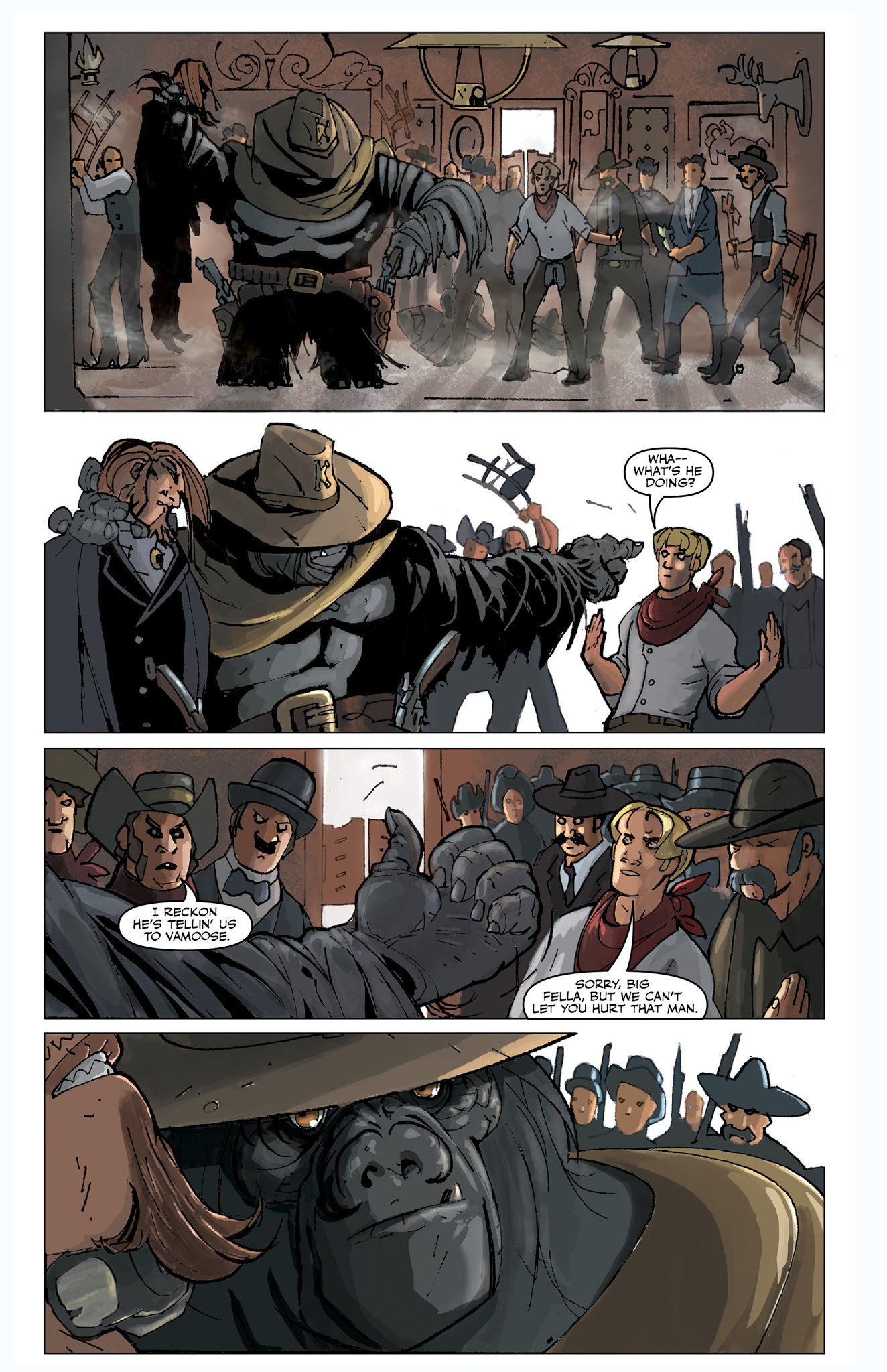 Read online Six-Gun Gorilla: Long Days of Vengeance comic -  Issue #4 - 4