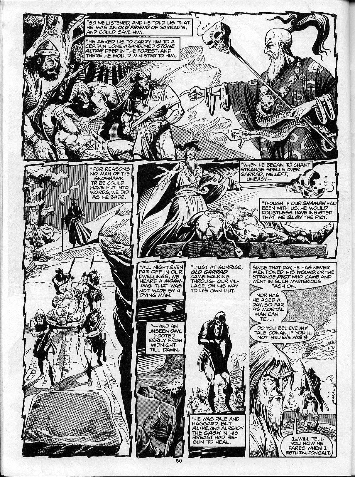 Read online The Savage Sword Of Conan comic -  Issue #203 - 52