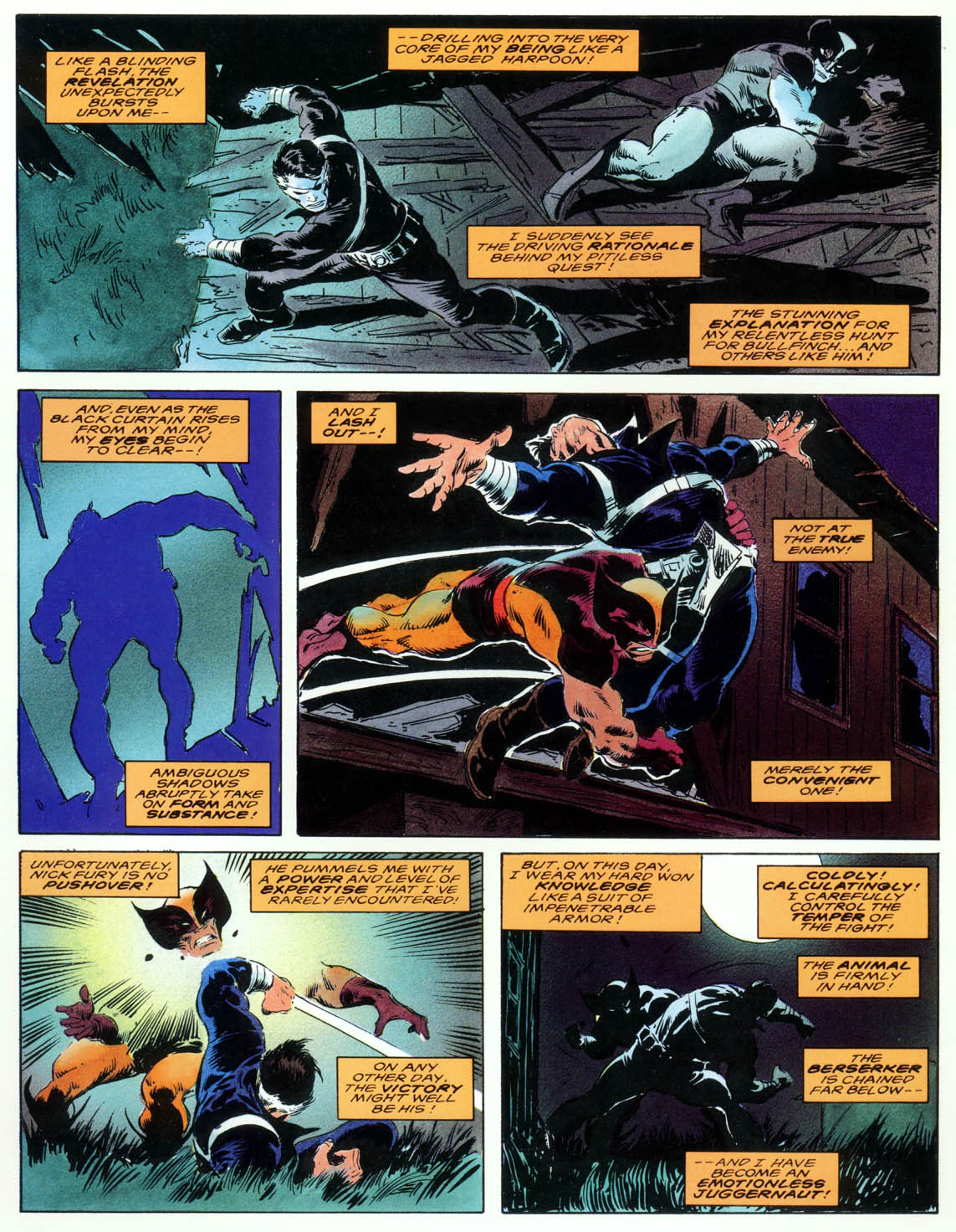 Read online Marvel Graphic Novel comic -  Issue #67 - Wolverine - Bloody Choices - 53