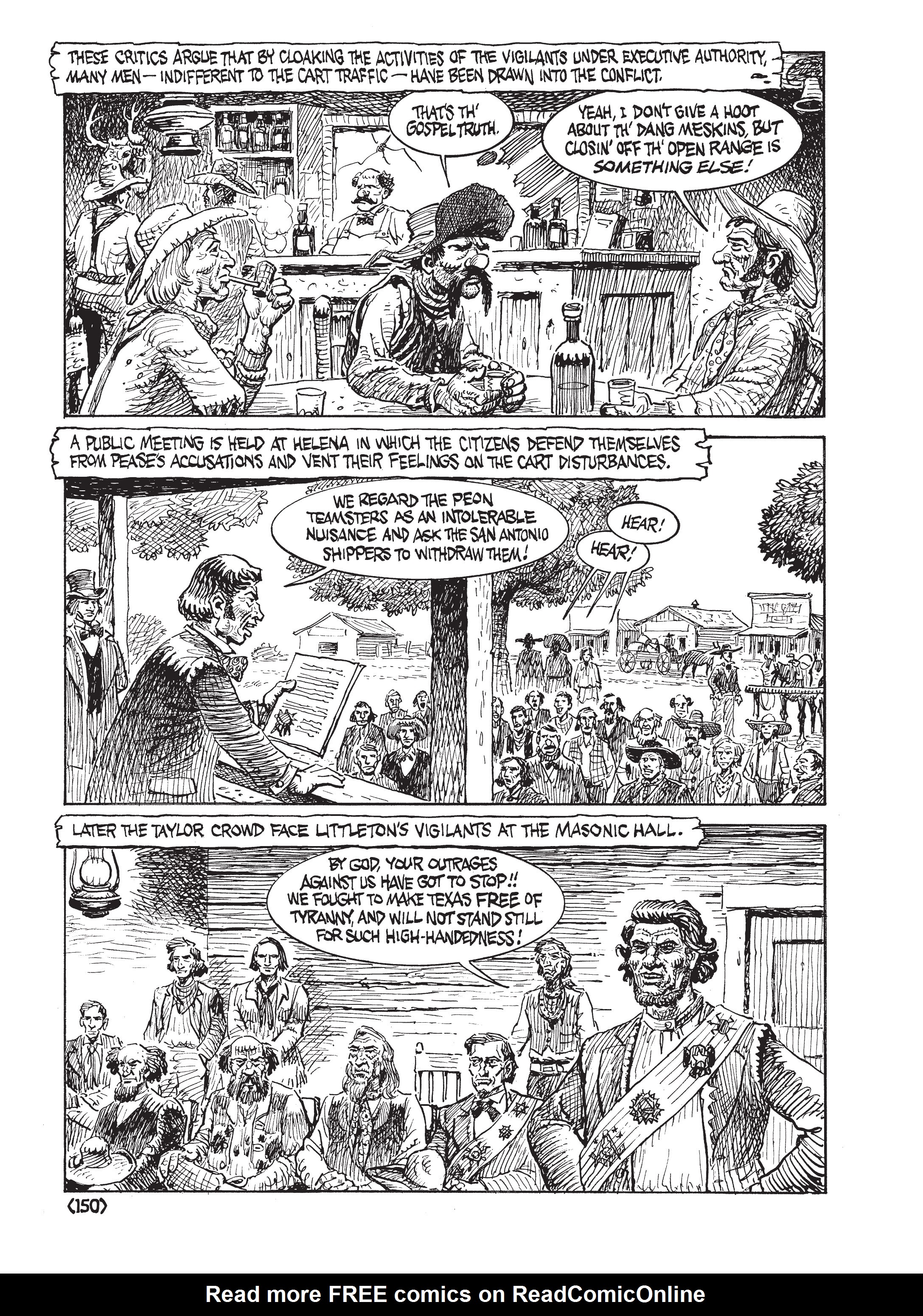 Read online Jack Jackson's American History: Los Tejanos and Lost Cause comic -  Issue # TPB (Part 2) - 51