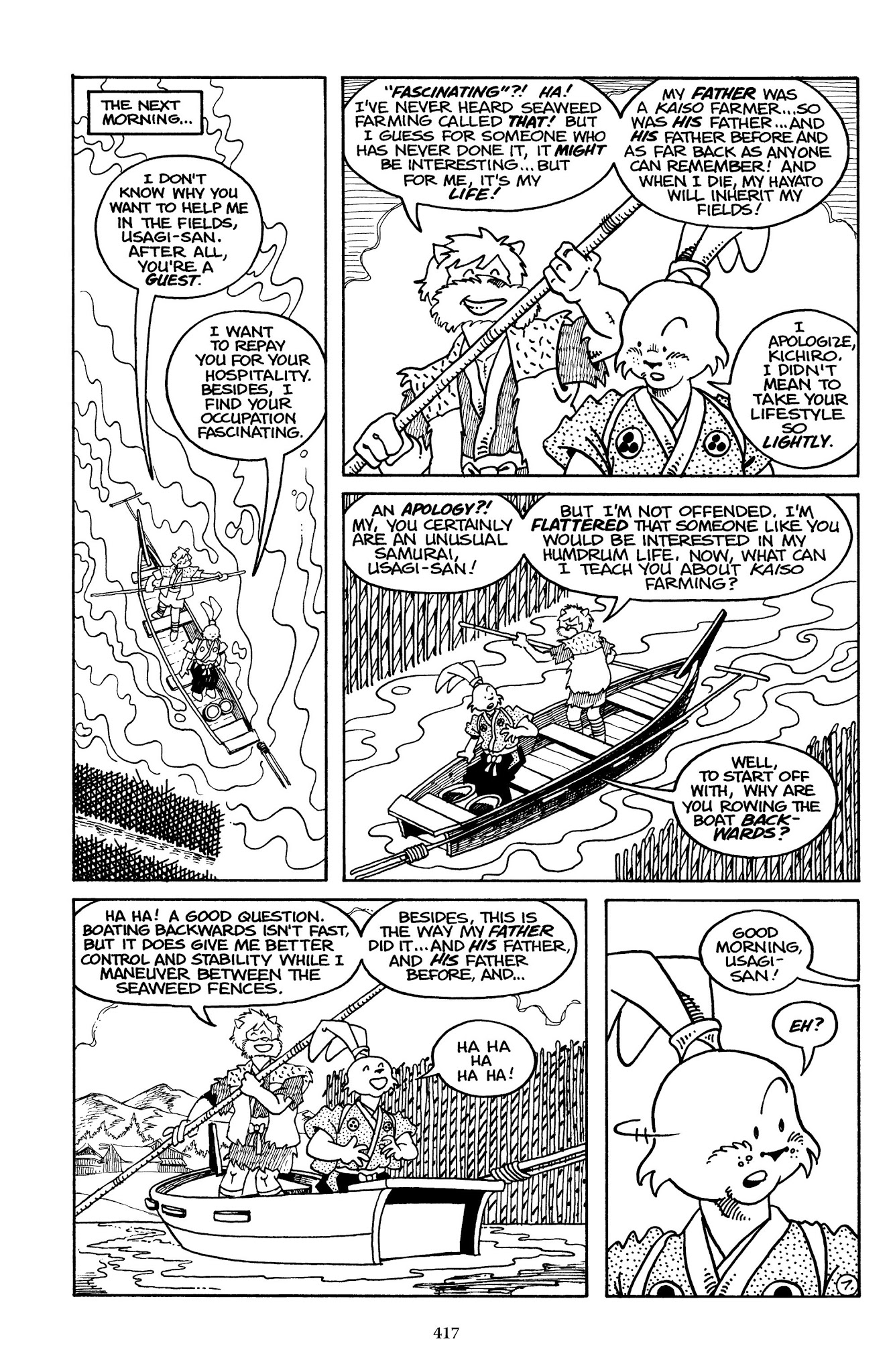 Read online The Usagi Yojimbo Saga comic -  Issue # TPB 1 - 407