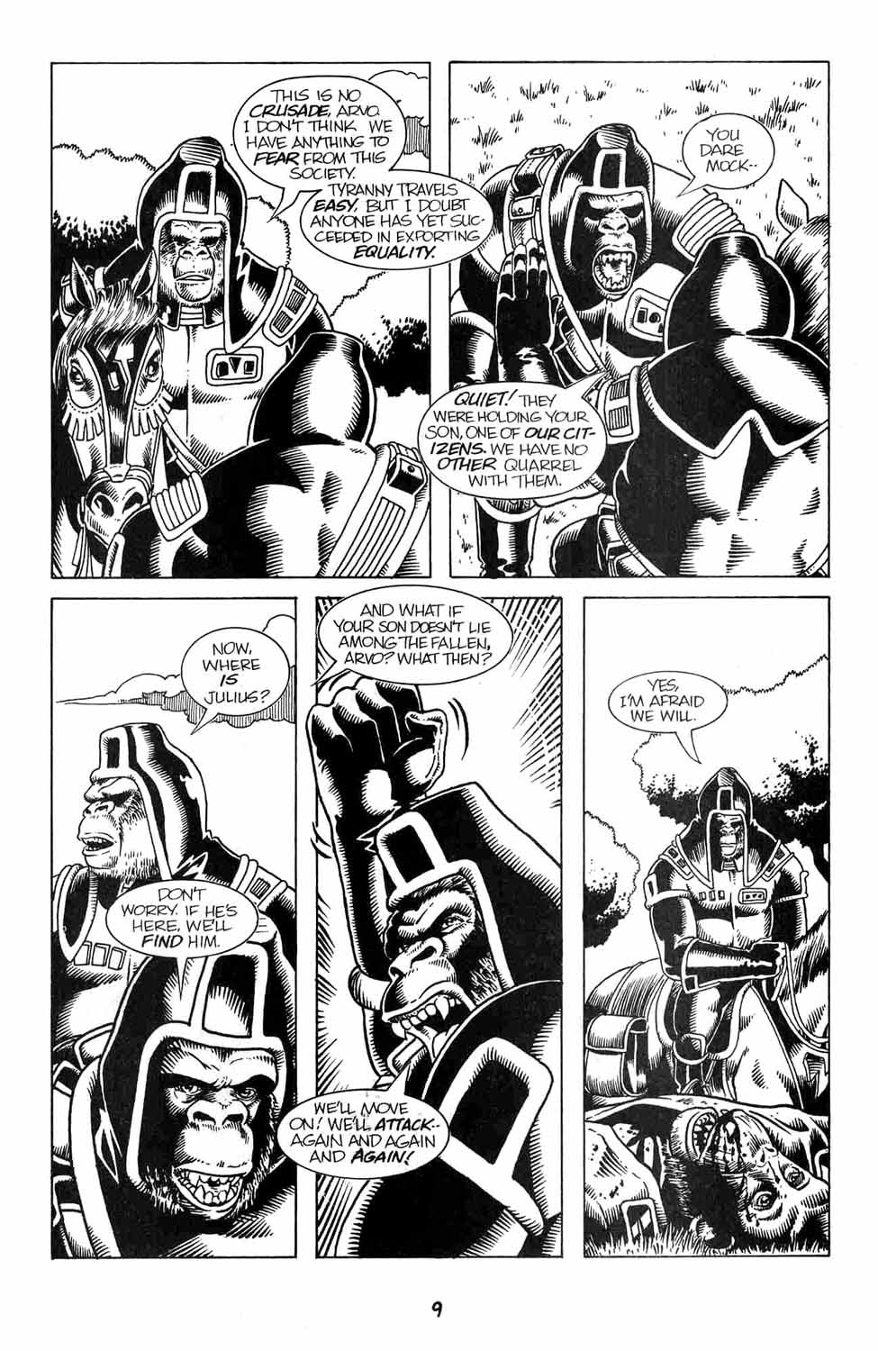 Read online Planet of the Apes: The Forbidden Zone comic -  Issue #4 - 11