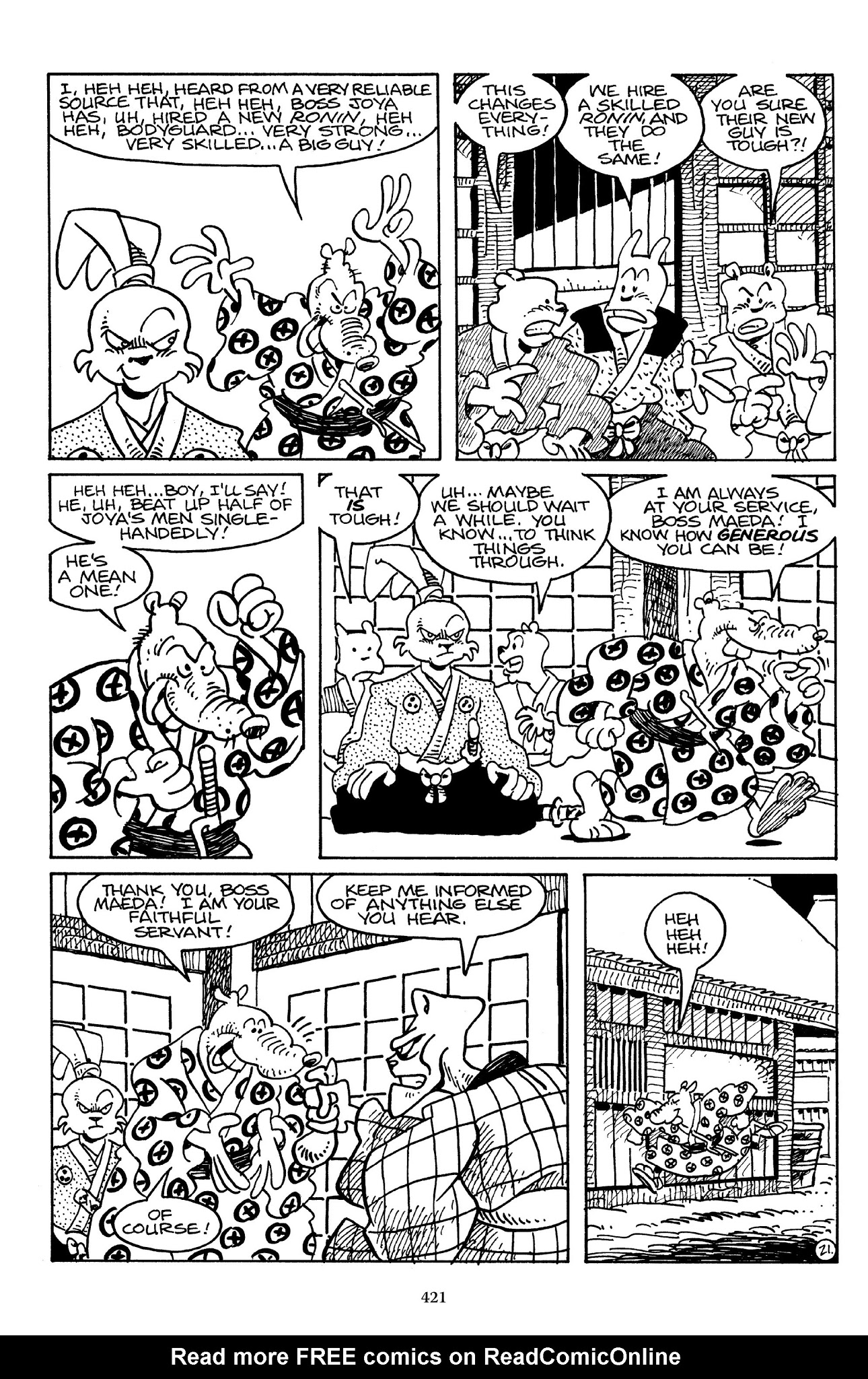 Read online The Usagi Yojimbo Saga comic -  Issue # TPB 3 - 417