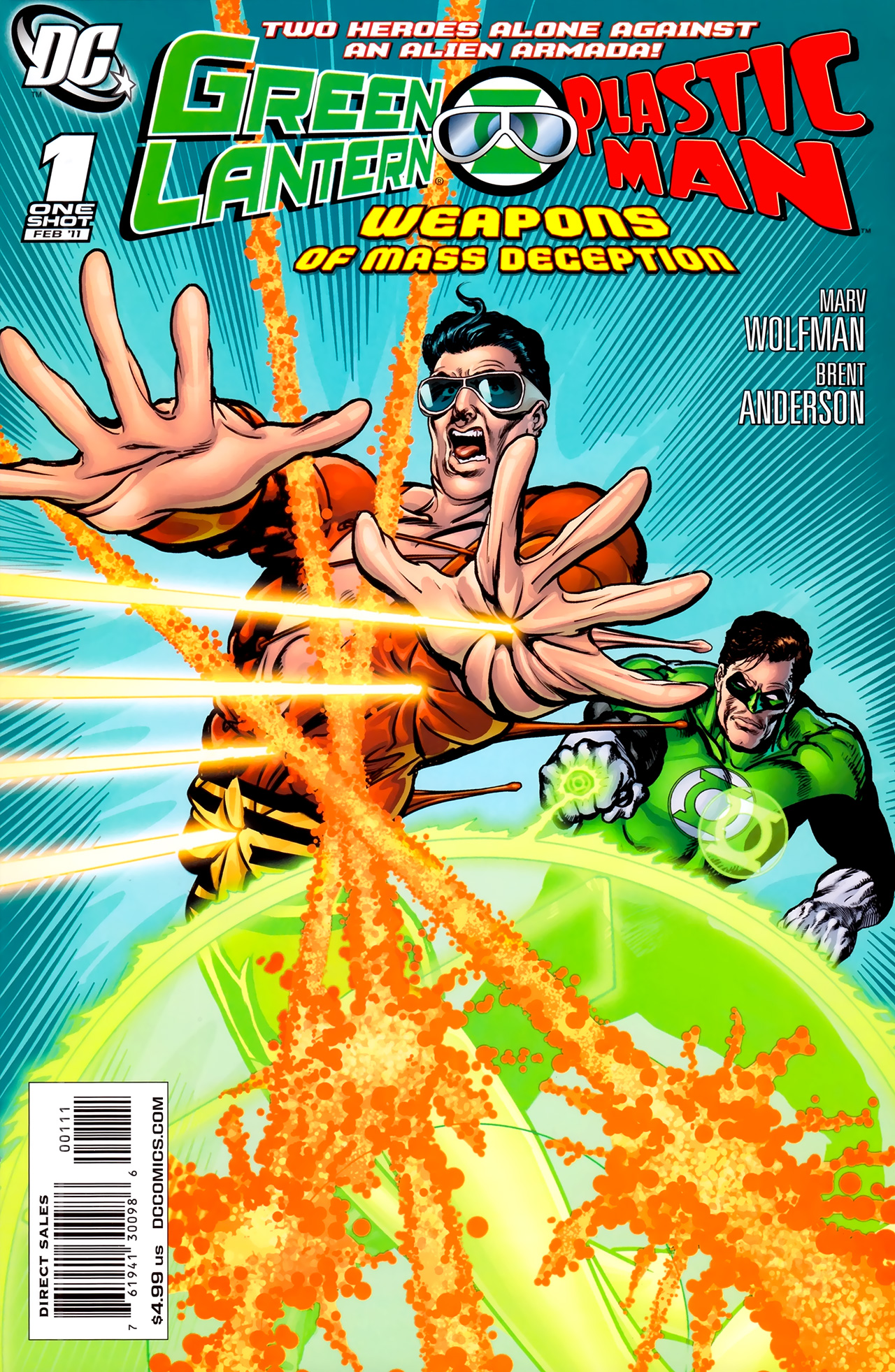 Read online Green Lantern/Plastic Man: Weapons of Mass Deception comic -  Issue # Full - 1