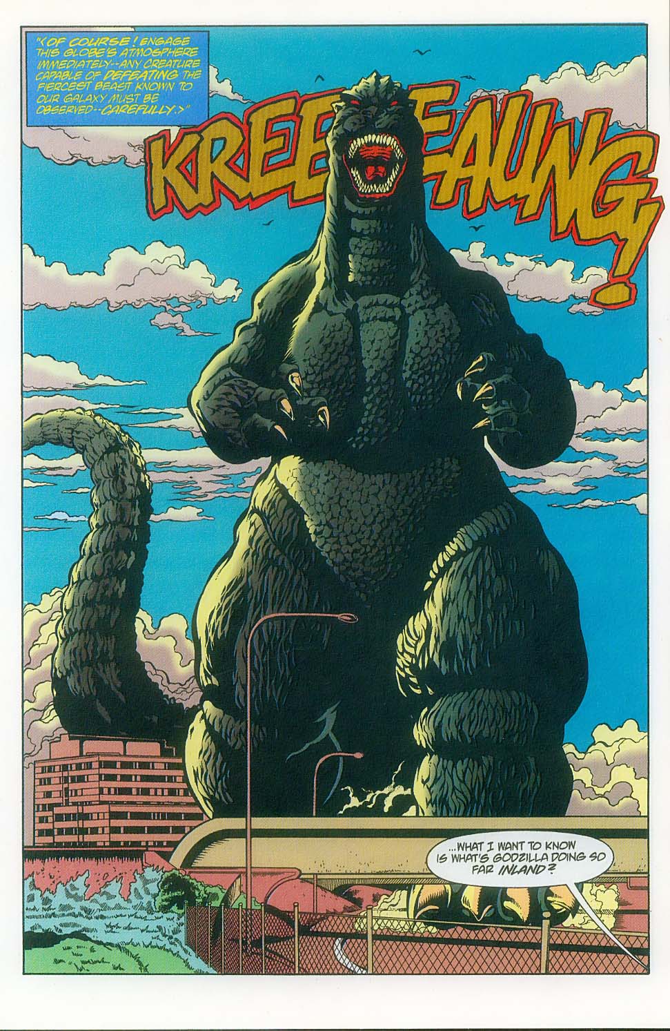 Read online Godzilla (1995) comic -  Issue #5 - 7