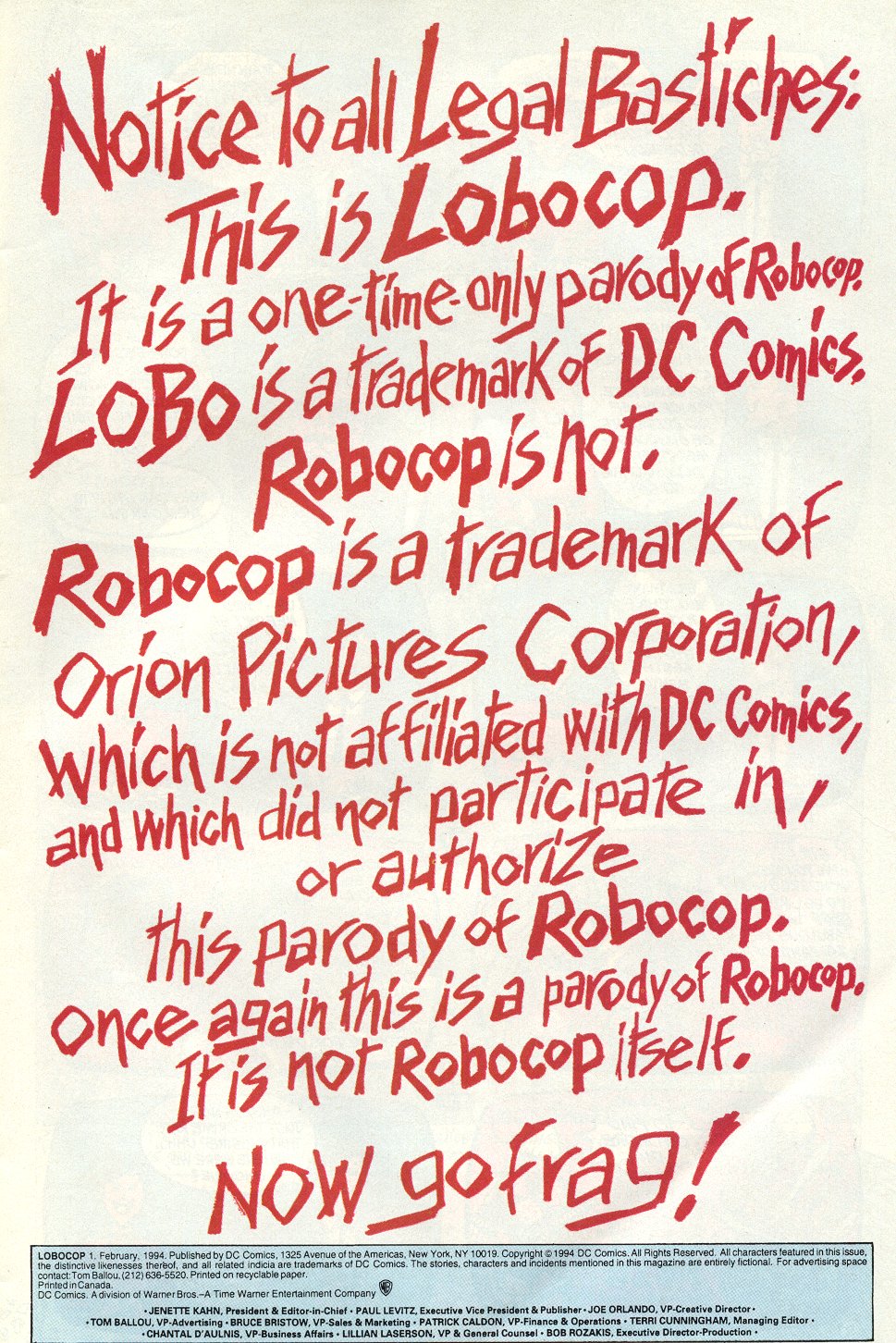 Read online Lobocop comic -  Issue # Full - 2