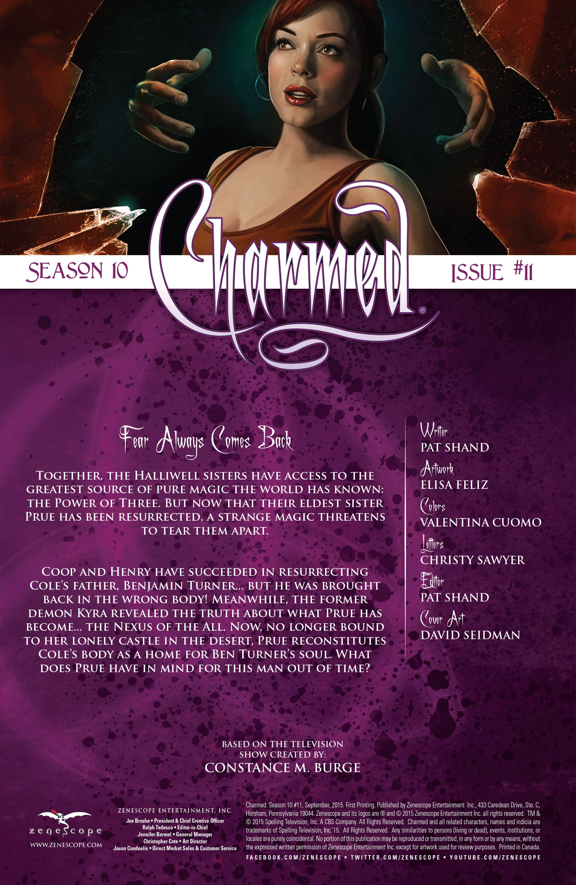 Read online Charmed Season 10 comic -  Issue #11 - 2
